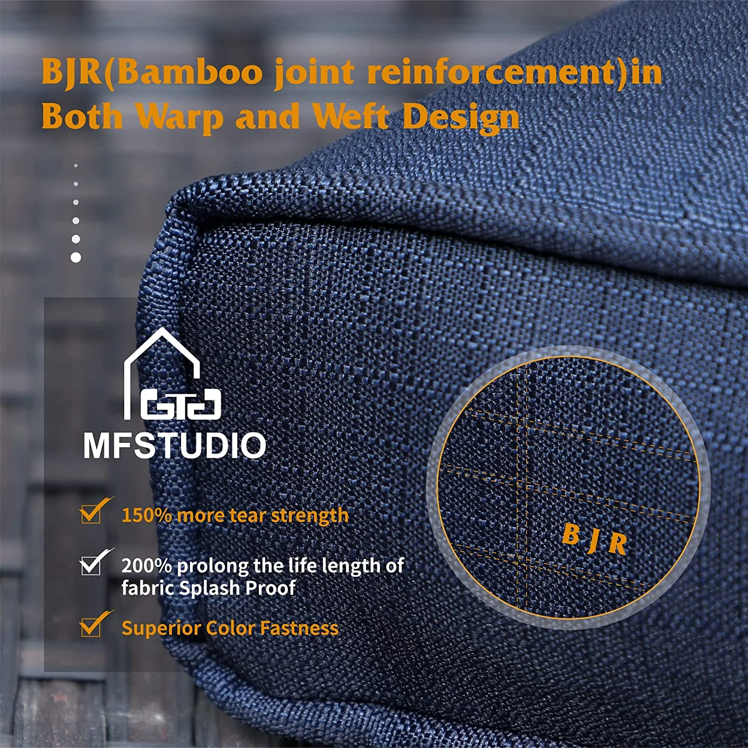 8 Pieces Patio Furniture Set with 45" Plate Embossing Propane Fire Table Outdoor PE Rattan Sectional Sofa Set Patio Gas Fire Pit Conversation Set with Blue Cushions & Glass Table