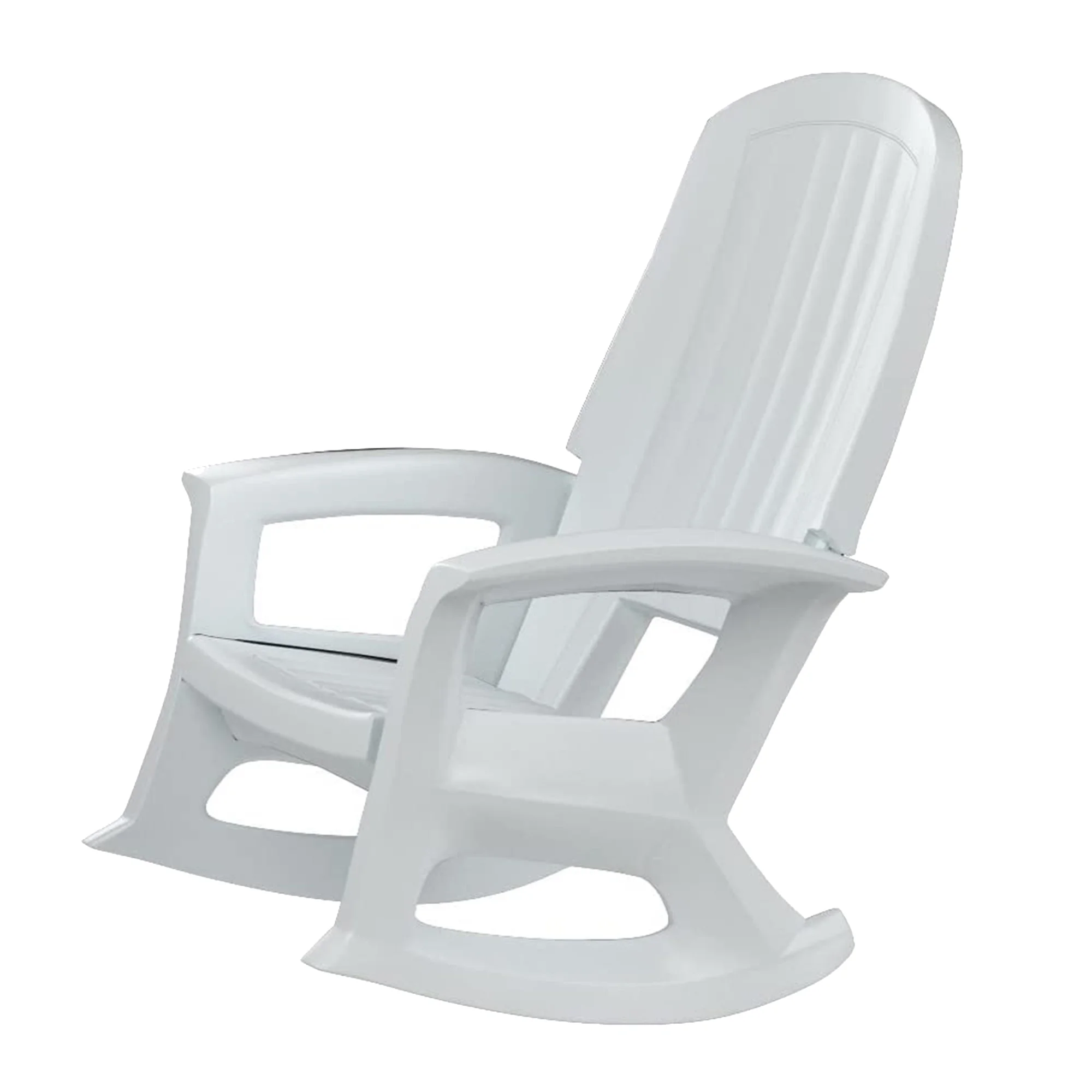 Semco Rockaway All-Weather Porch Rocking Chair for Patio, White (4 Pack)
