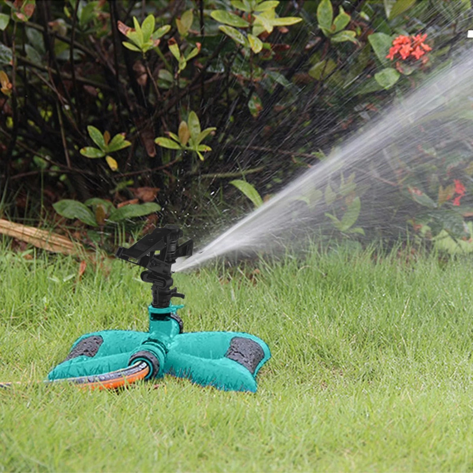 3 Rotating Sprinkler Water Irrigation Circle Nozzle 360° Hose Patio & Garden