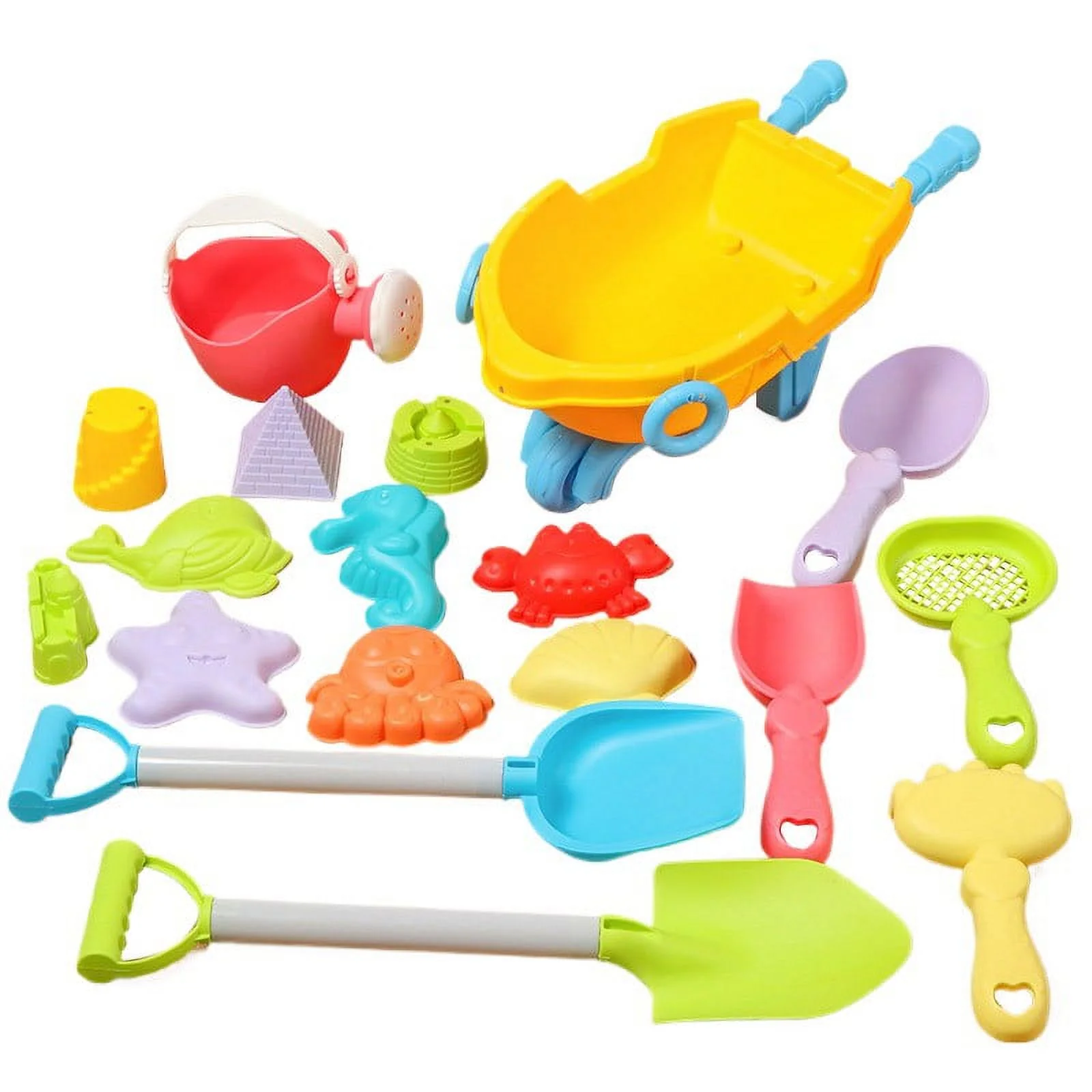 Fragarn Sand Toys For Kids Ages 4-10 Children's Beach Bucket Digging And Playing Sand Tool Set Sand Pool Beach Shovel ATV Beach Toy