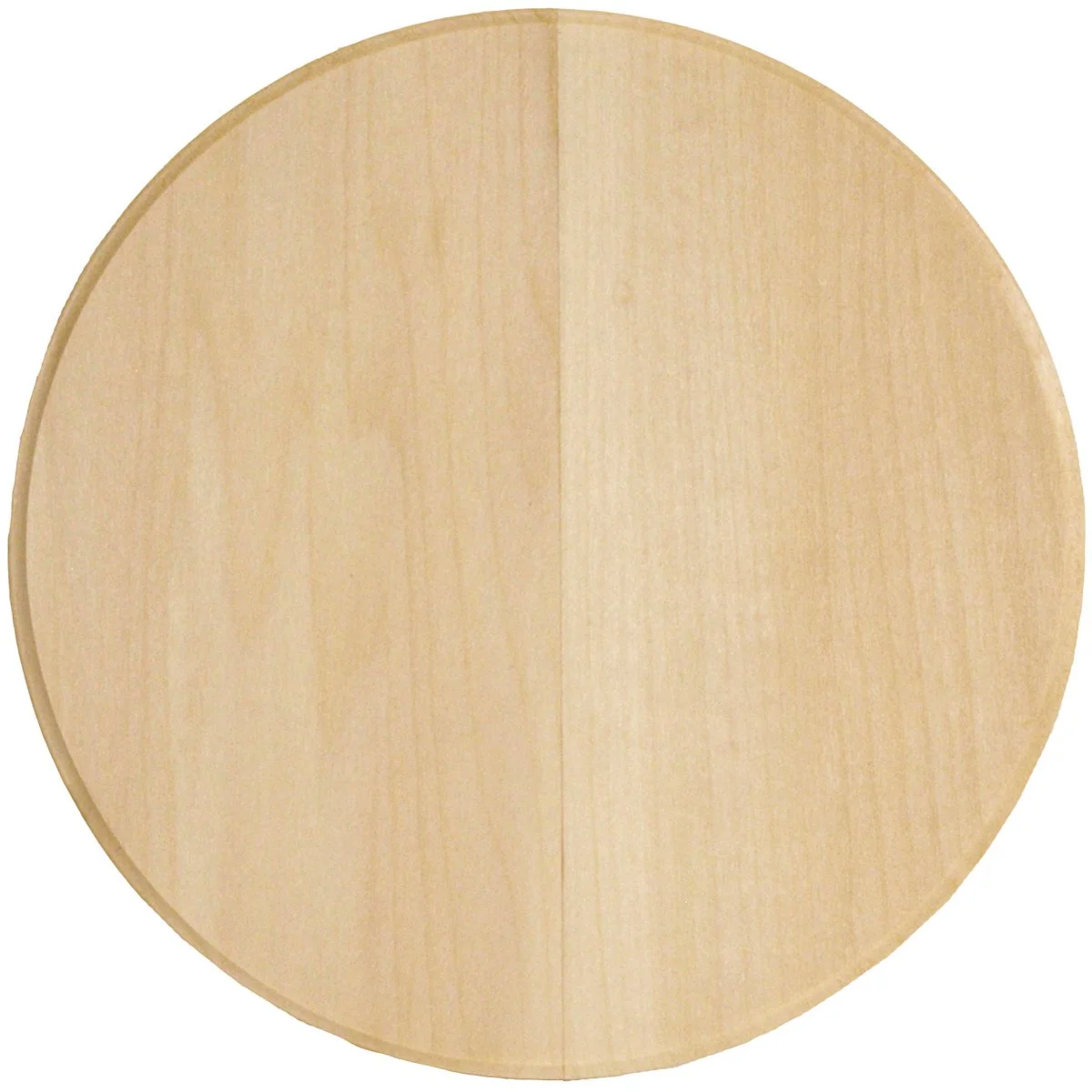 Basswood Circle Thin Plaque-6