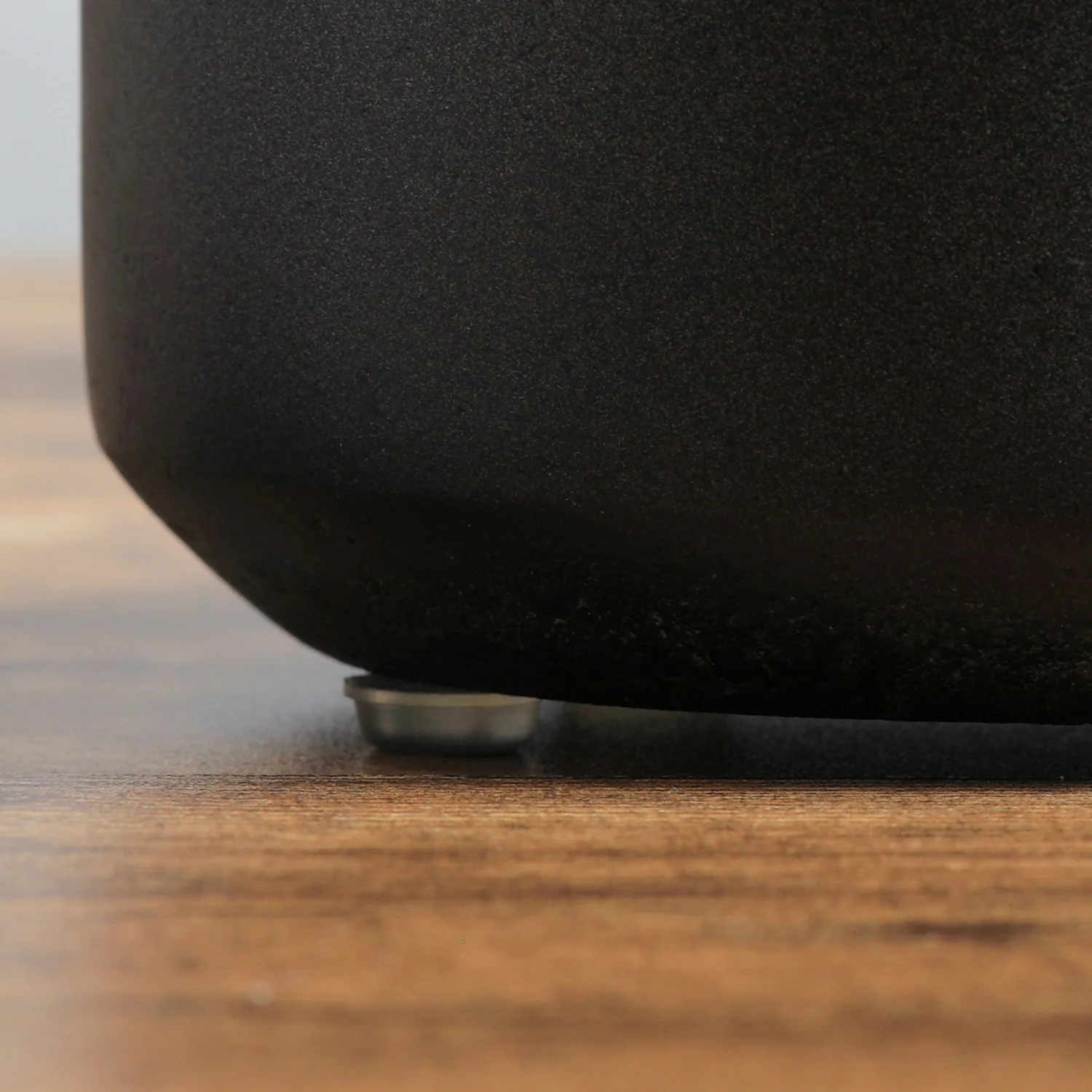 CHYUTR Tabletop Fireplace  Mini Concrete Ethanol Fire Bowl with Lid  Burns up with Liquid Alcohol and Solid Tablet Alcohol  Dark Grey