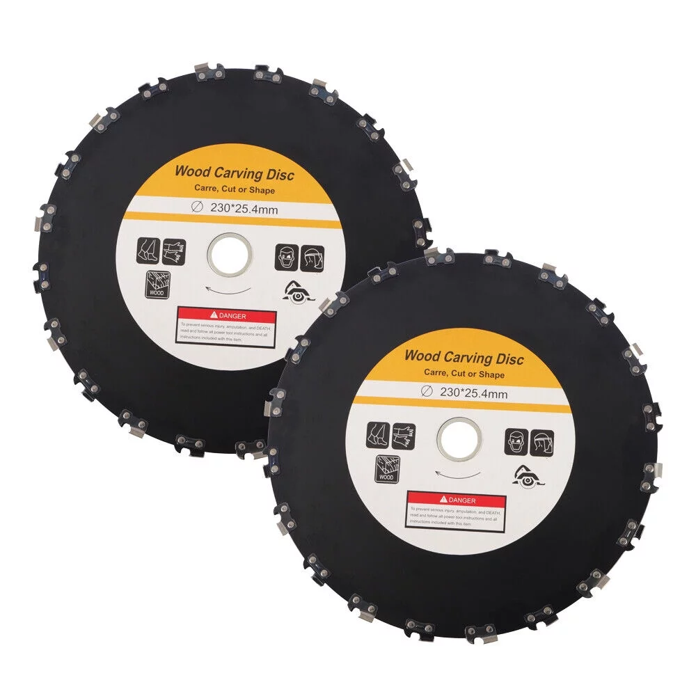 2 PACK 9”Chainsaw Tooth Brush Blades Trimmer Head for Cutter Trimmer USA NEW