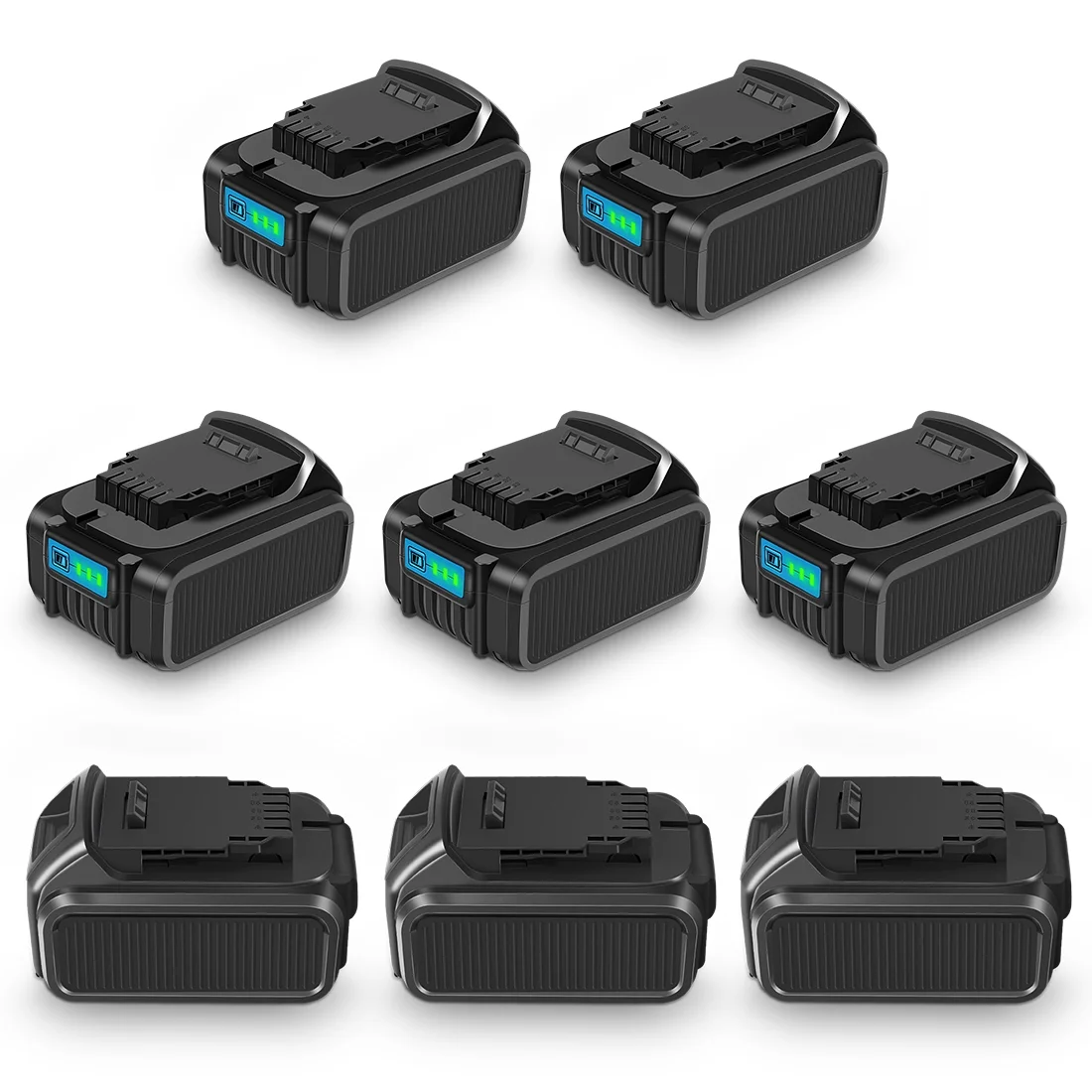 8-Pack For Dewalt 20V 6.0Ah DCB206 DCB204 Lithium Ion Battery