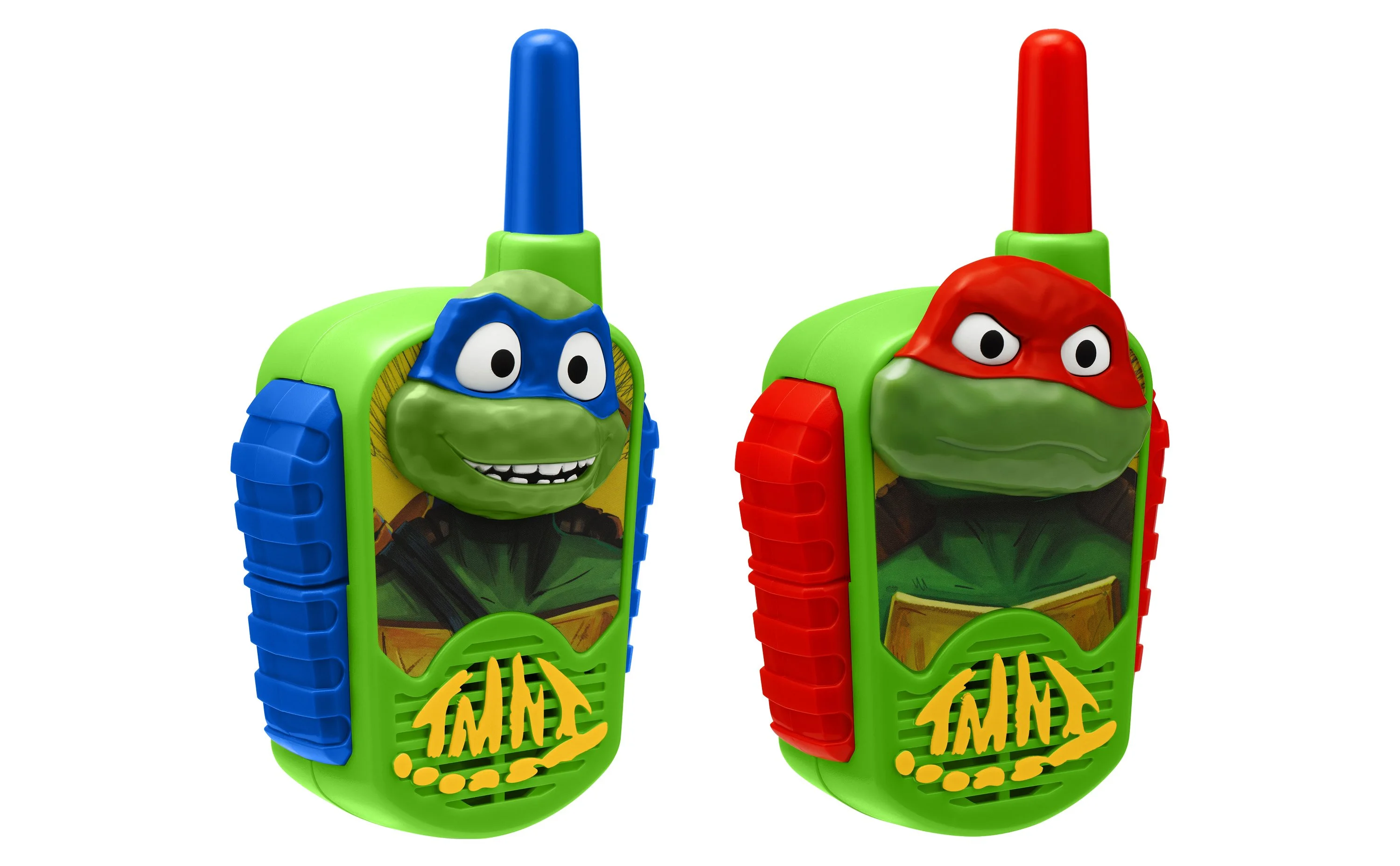 eKids Teenage Mutant Nina Turtles Toy Walkie Talkies for Kids, Static Free Indoor and Outdoor Toys for Boys, Designed for Fans of Ninja Turtles Toys