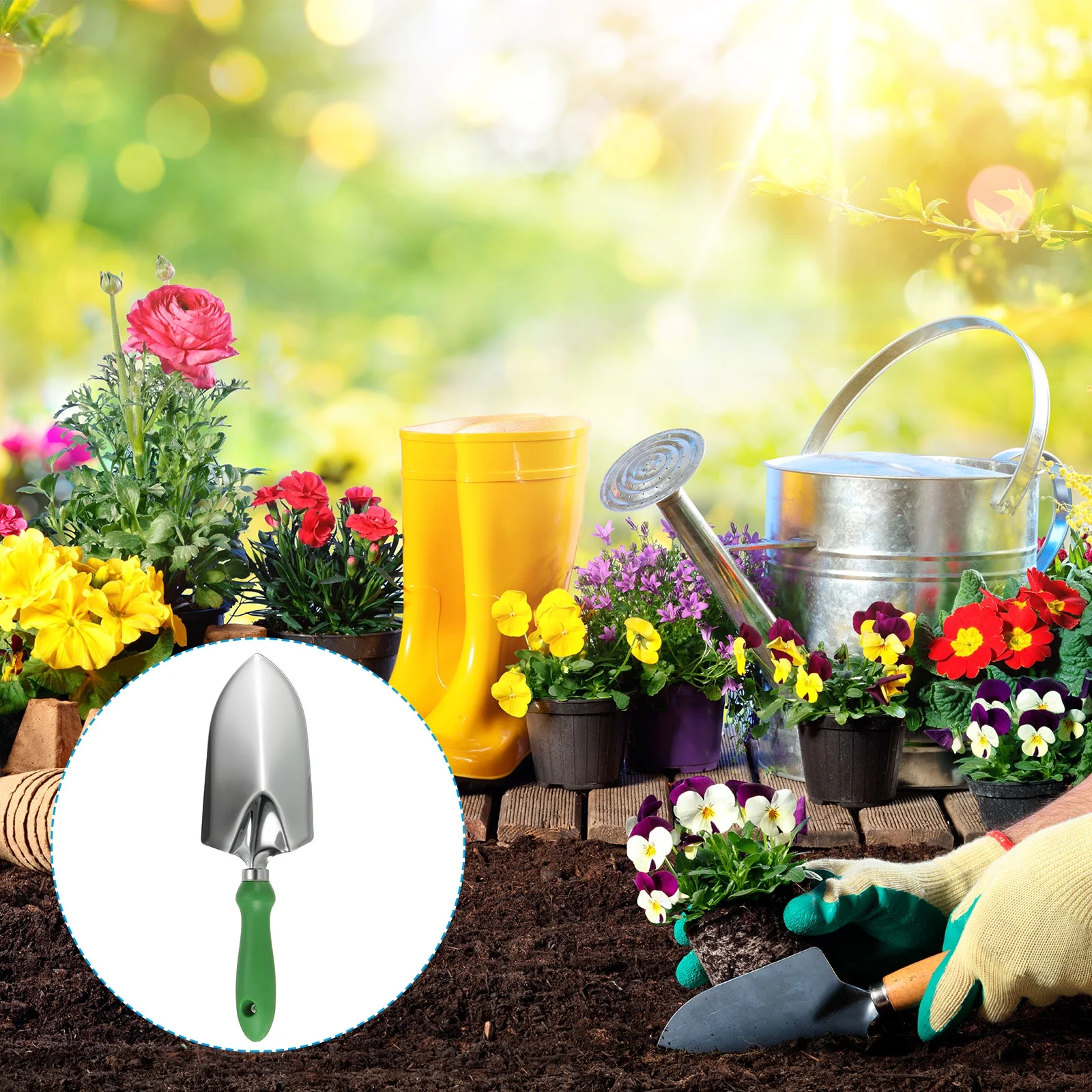 Uxcell Garden Weeder Tool, Patio Gardening Hand Weeder Removal Weed Puller Tool, Green