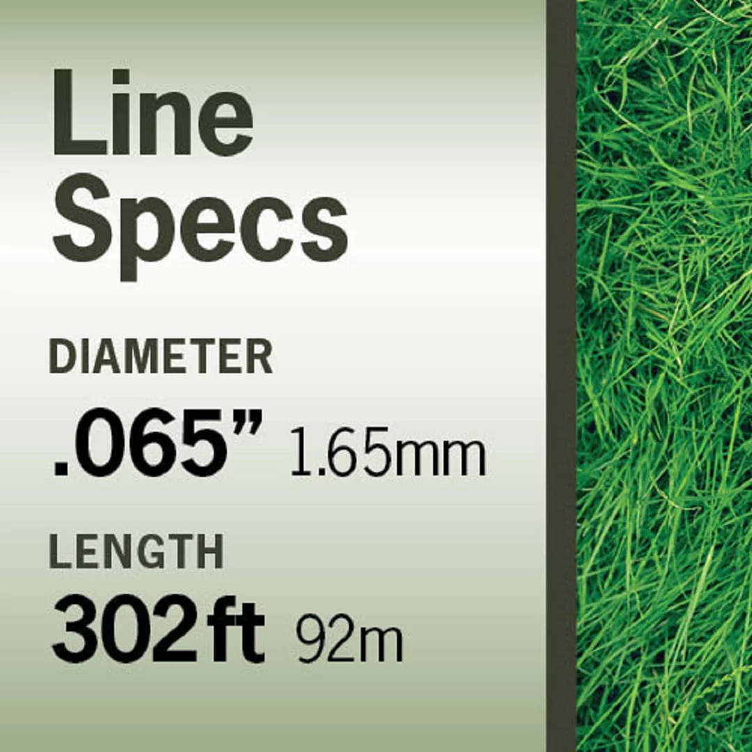 Terre Products Residential Grade 065 Trimmer Line Round,  pound Green Quality Weed Eater String, Line Length 302 ft. or 92 m., Weed Wacker String Trimmer Replacement Size .065 inch or 1.65mm.