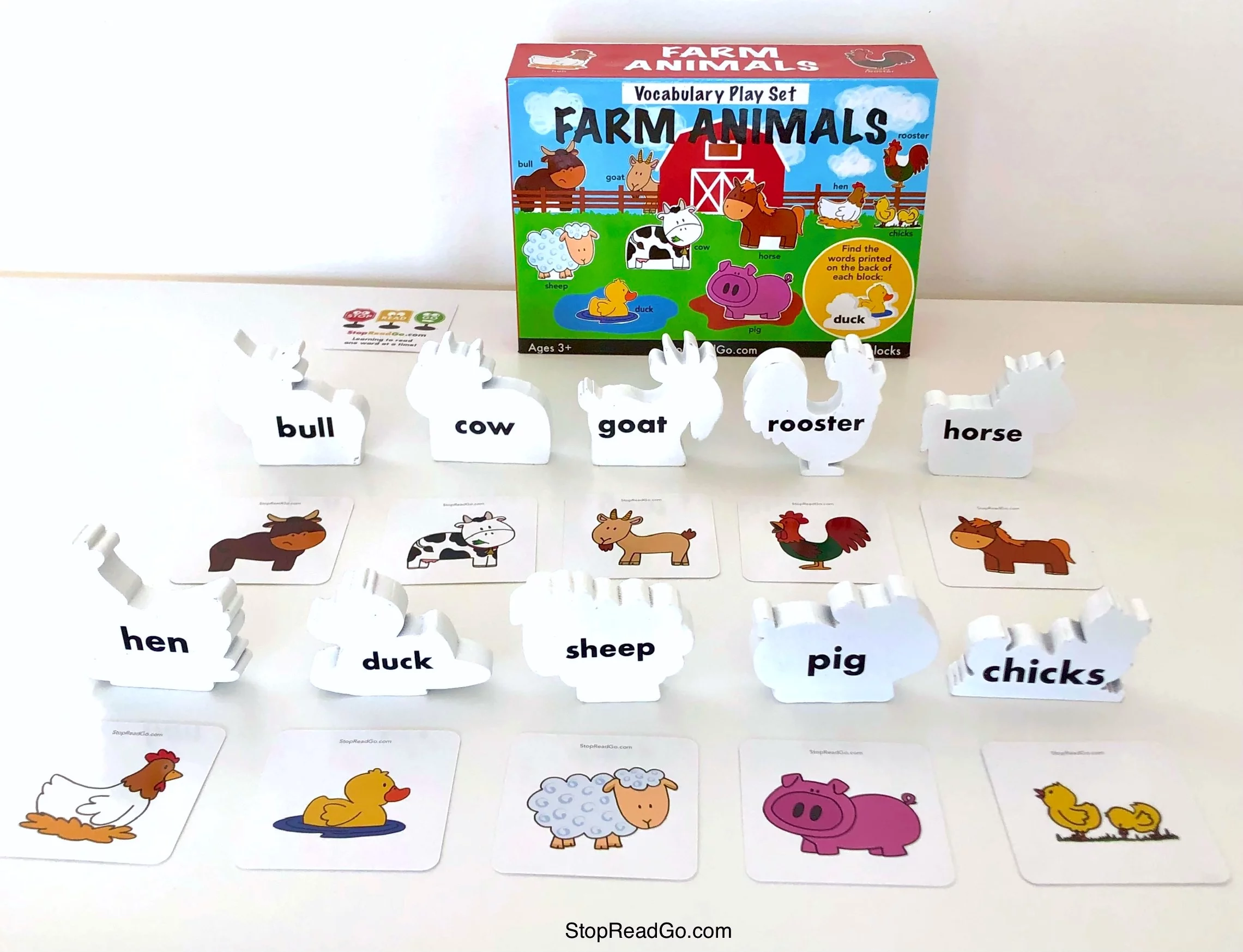 Vocabulary Play Set - Farm Animals