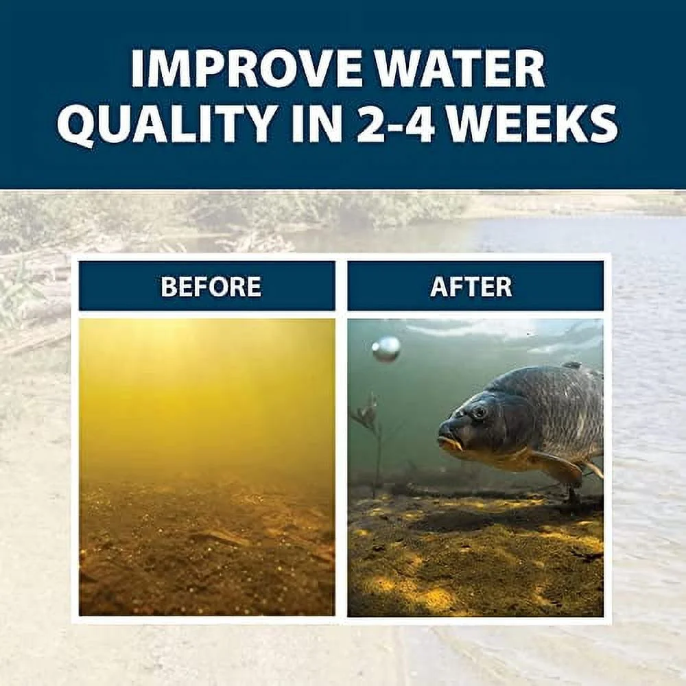 Pond & Aquarium Potassium Permanganate Solution/Clarifier/KOI Fish and Plants Safe/Same Day Ship / 128 OZ / 1 GAL