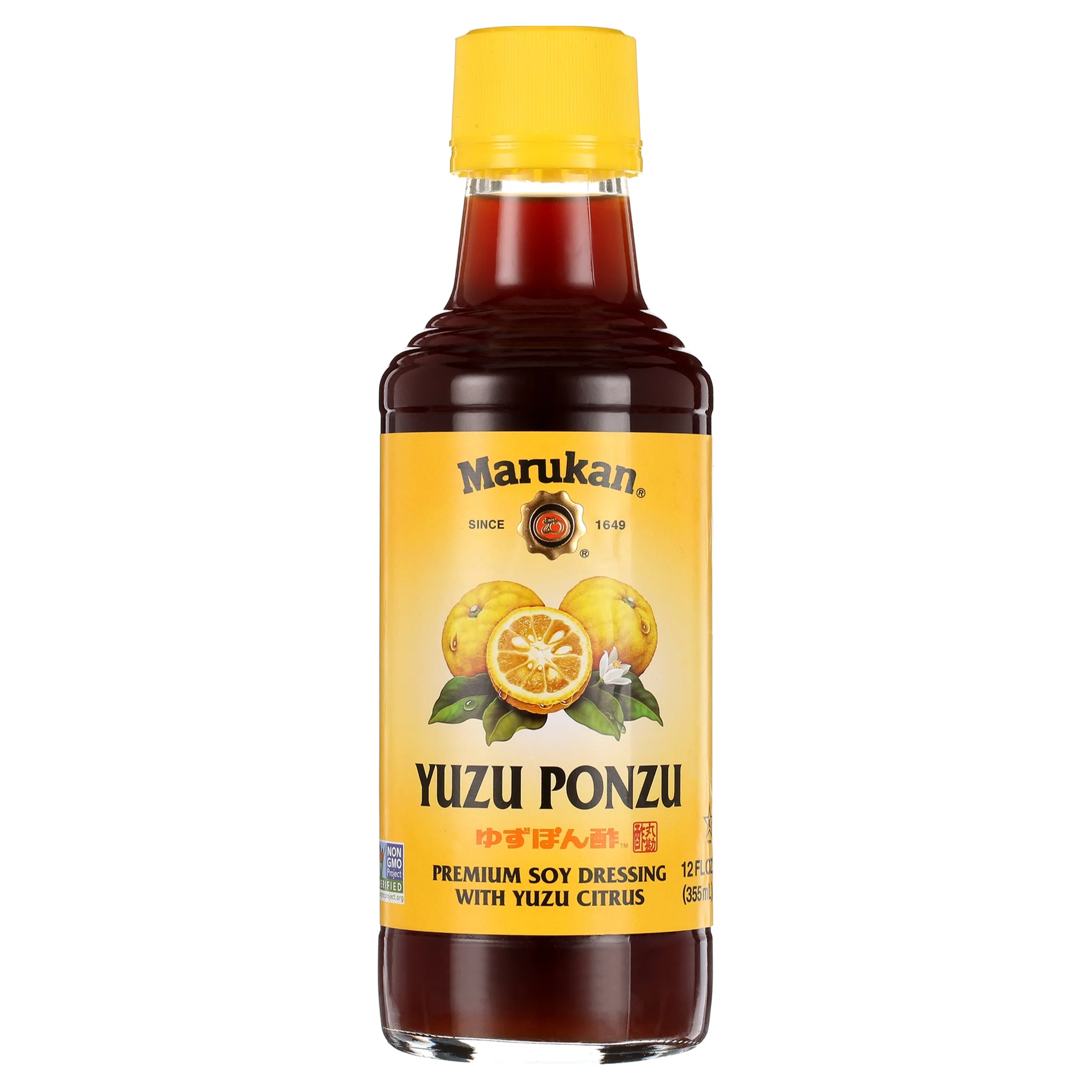 Marukan Yuzu Ponzo Premium Soy Dressing With Yuzu Citrus, 12 Oz