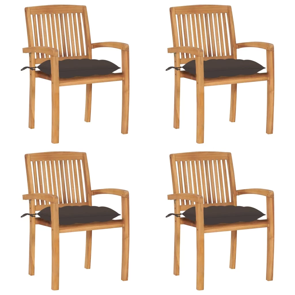 Andoer parcel,ChairsPatio Cushions 4 Pcs Chairs Set 3073263 Patio Chairs WoodChairsChairs Chairs 4 Pcs Teak Chairs ChairsTeak Wood Jiaocha Zeyuan D0330657a Barash