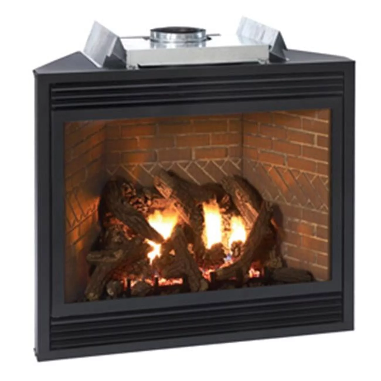 42 in. Propane Direct-Vent Fireplace MF Blower with Dimmable Light