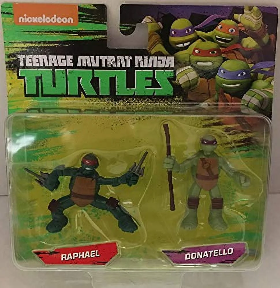 Teenage Mutant Ninja Turtles Raph & Donnie Mini Figure 2 Pack