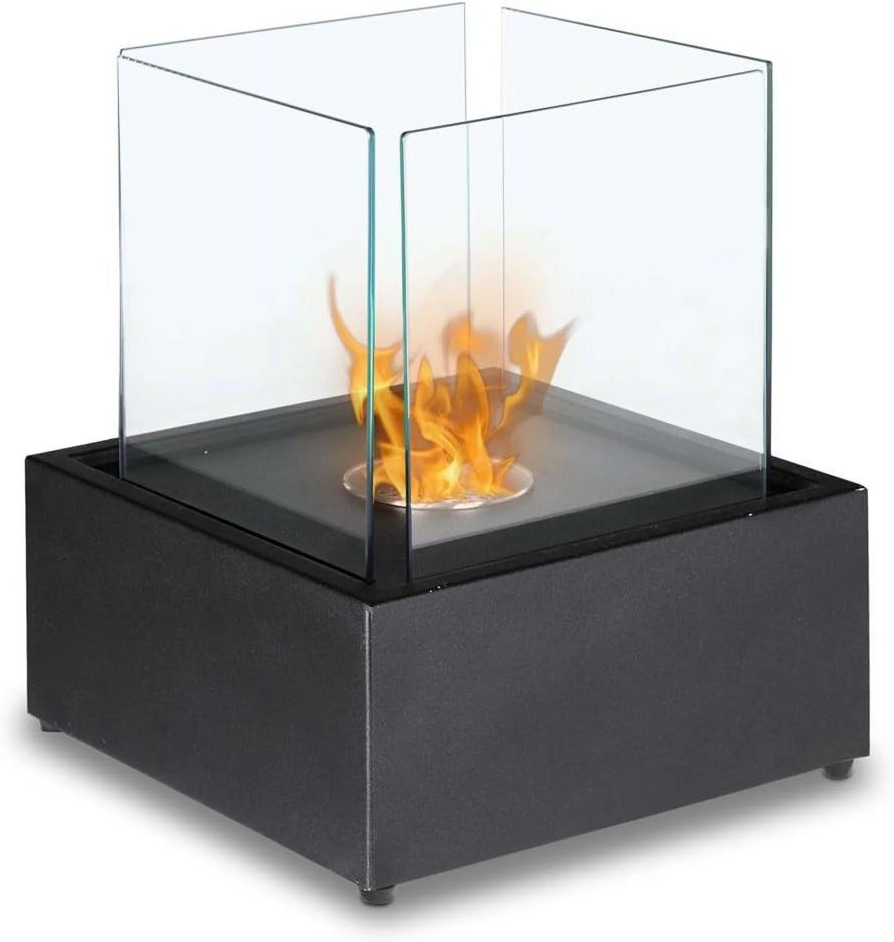 Portable Indoor/Outdoor Freestanding Ventless Bio Ethanol Fireplace - Cube XL |