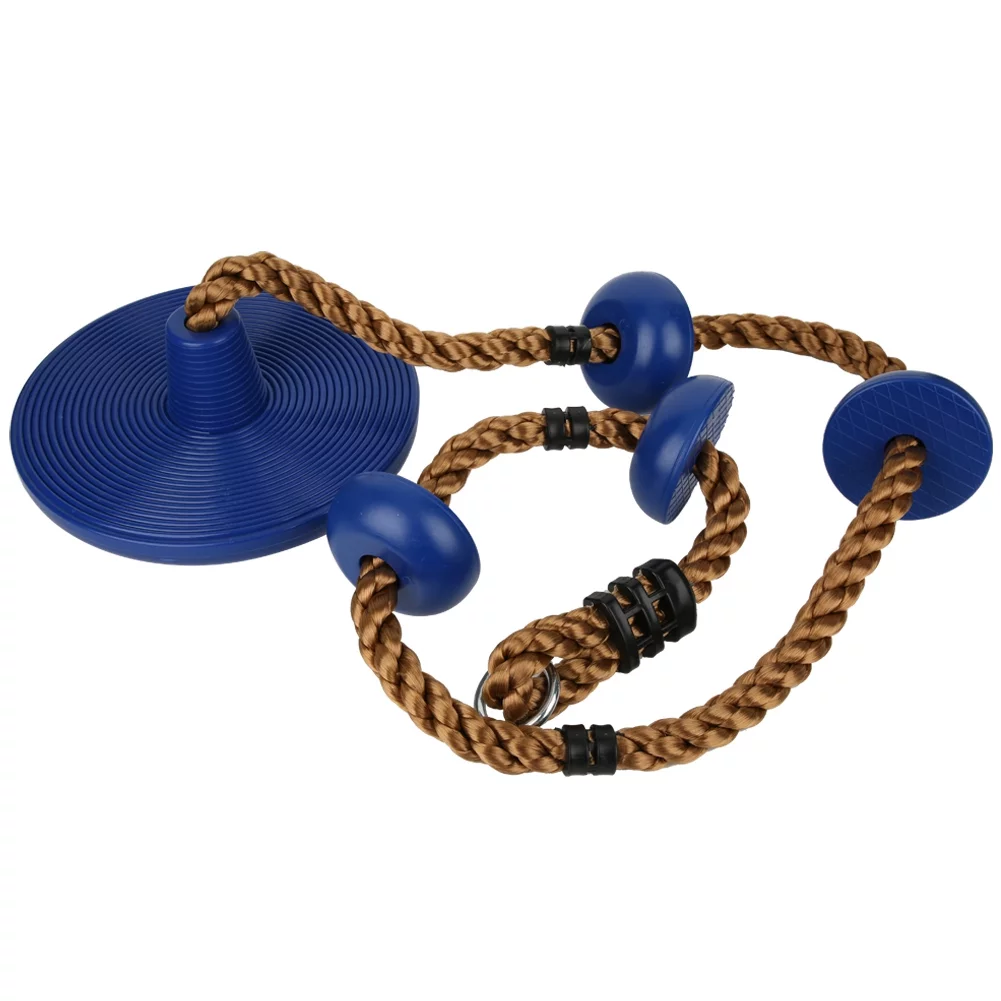 Verdant Touch Kid Swing Seat Children's Disc Swing Seat, Safe Kid Swingset Toy for Indoor Outdoor Garden Playground, Plastic, 180 kg Capacity