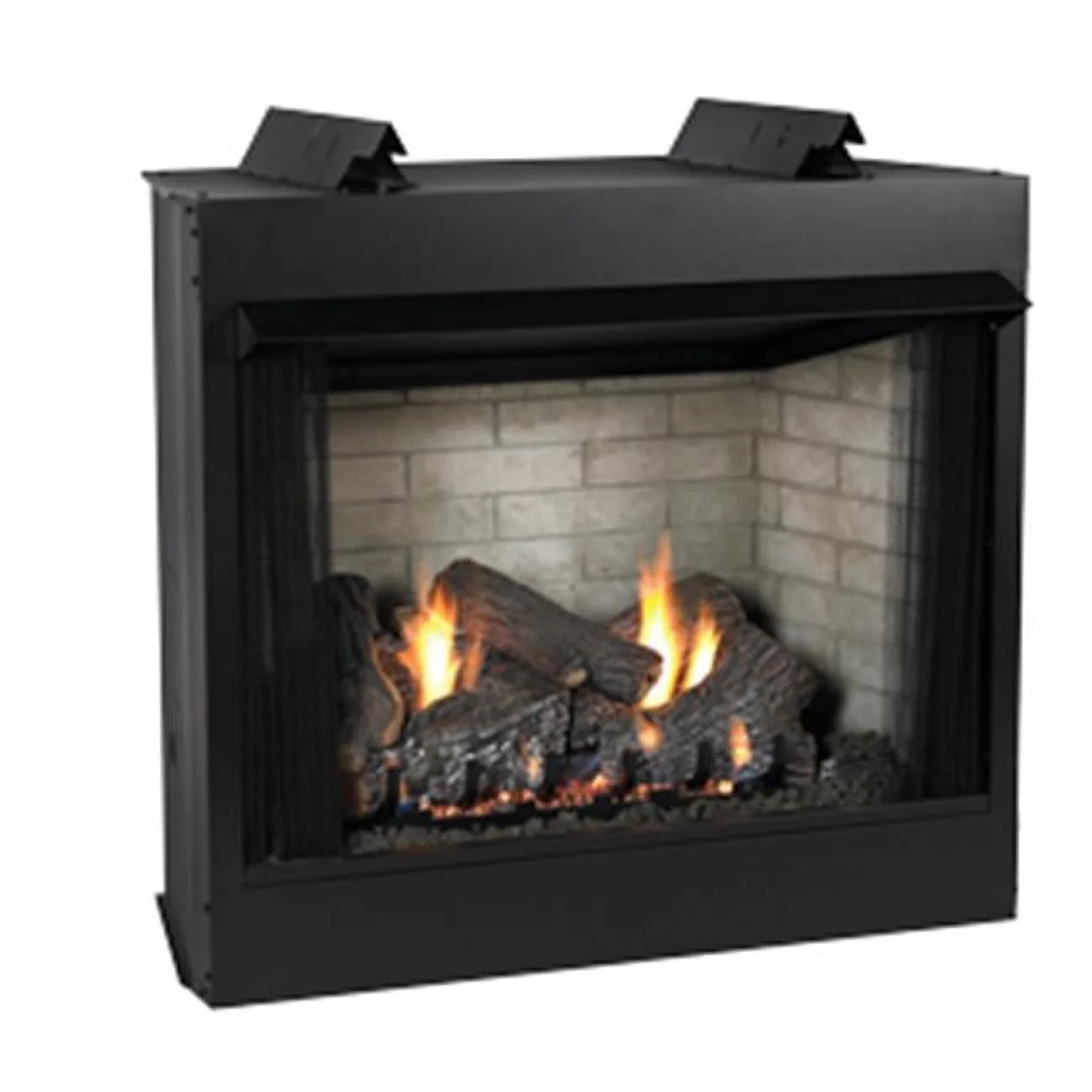 Circulating Louver Gas Firebox with Refractory Liner