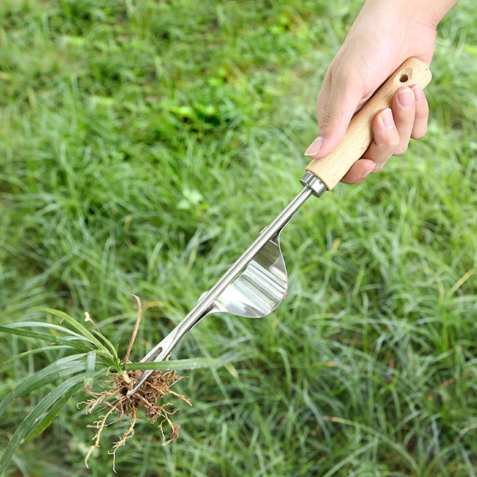 Manual Hand Weeder Super Easy Weed Root Removal Garden Lawn Weeding Puller Tool