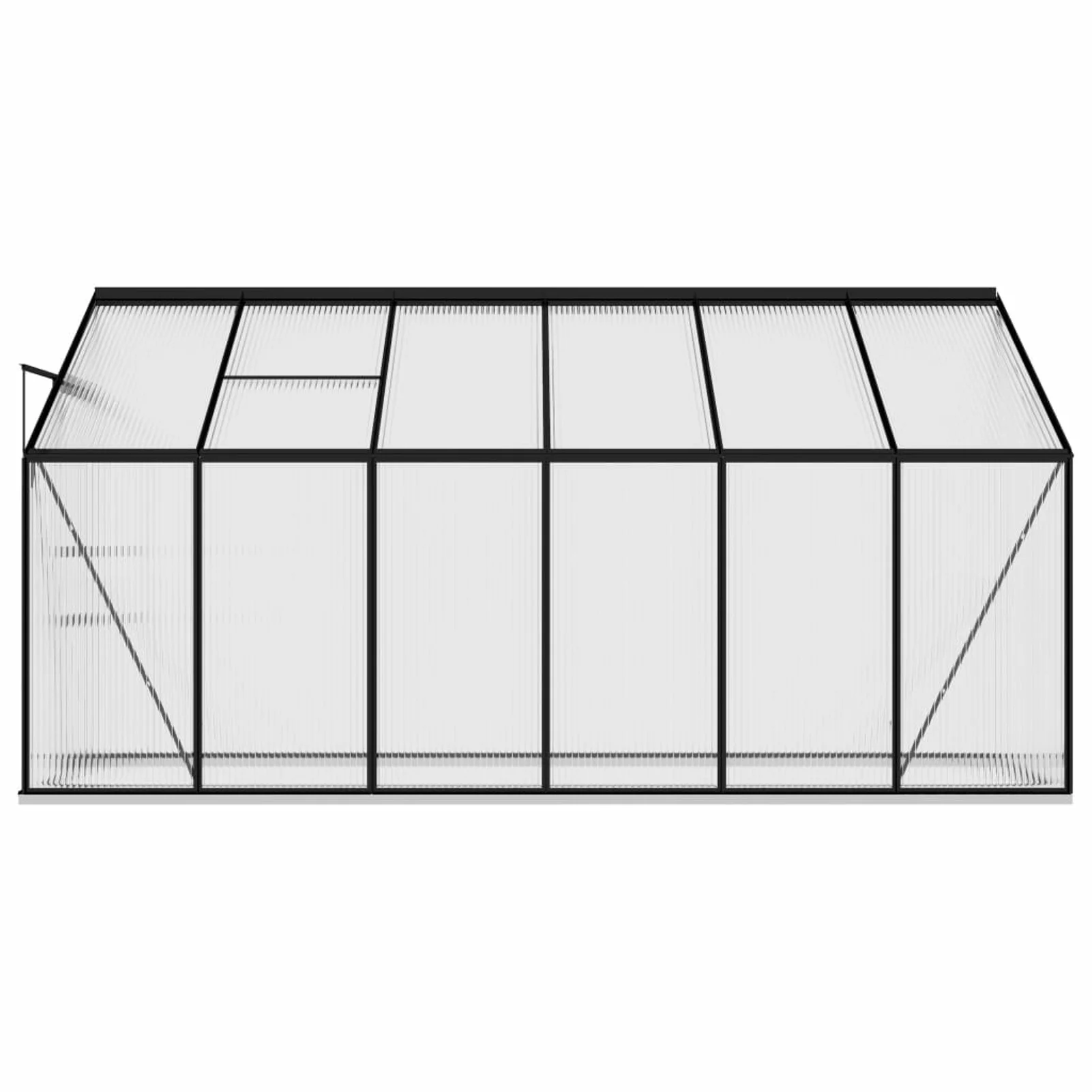 Dcenta Greenhouse Anthracite Aluminum 274.3 ft³