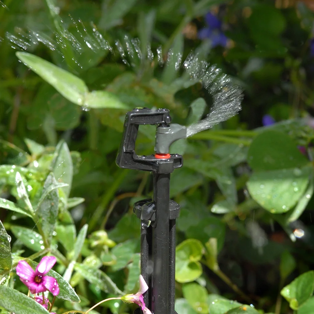 Thrifco Plumbing 9421401 Rotor Spray Mini Sprinklers Green 20 PSI 19.5 GPH 21' Diameter - 5/Pk