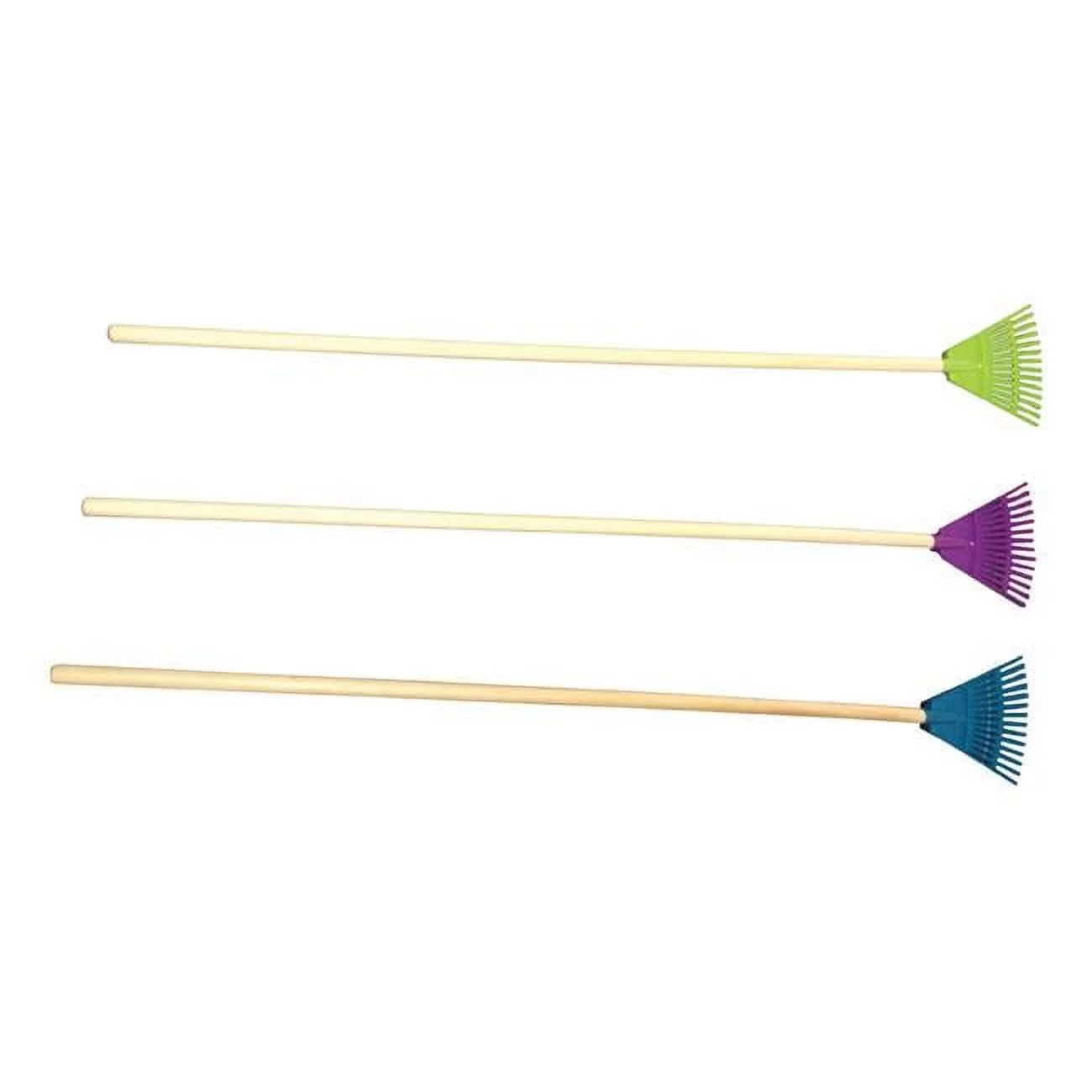 Bloom 14 Tine Poly Shrub Rake Wood Handle