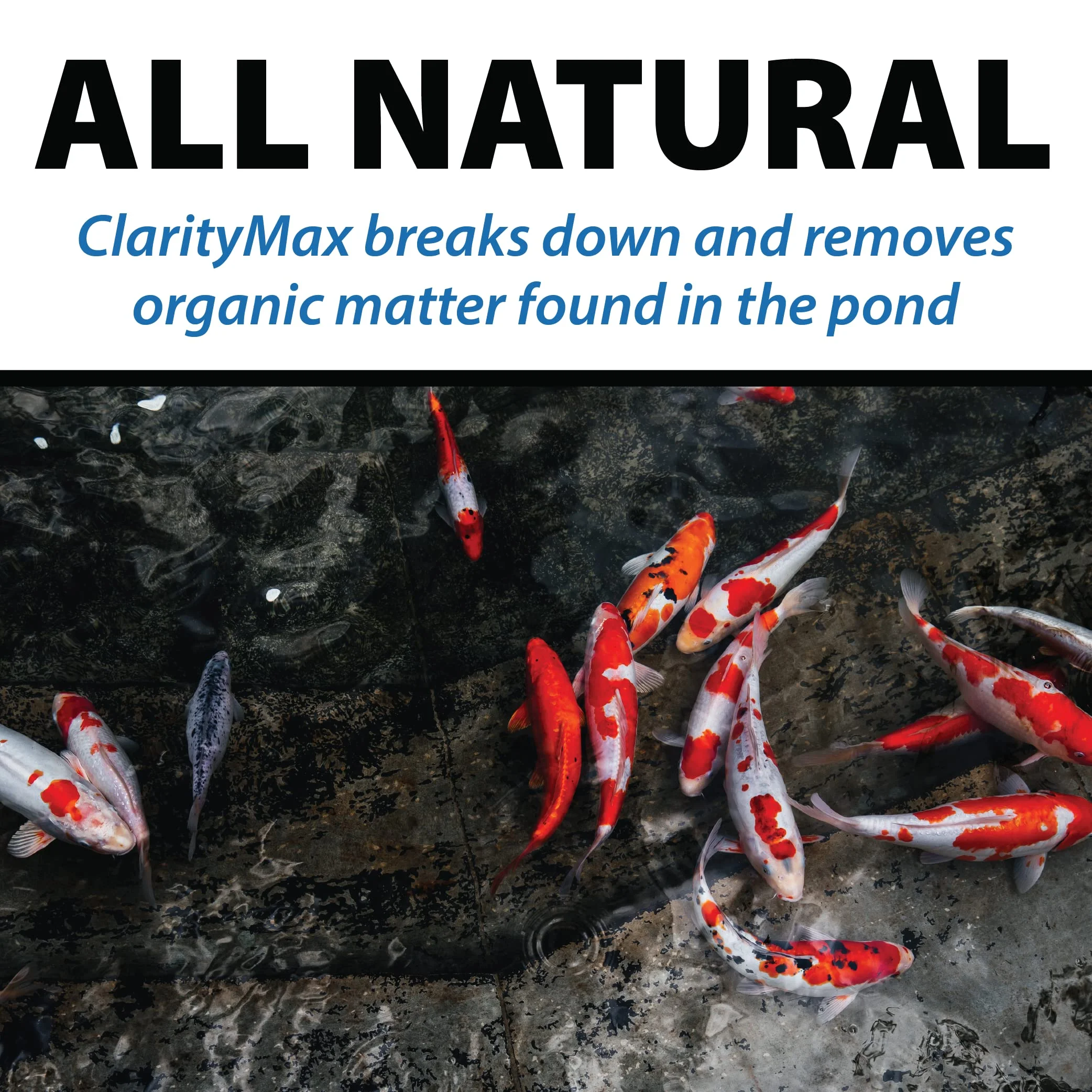 CrystalClear ClarityMax - Pond, Stream & Waterfall Treatment - 1 lb treats up to 8,000 gallons