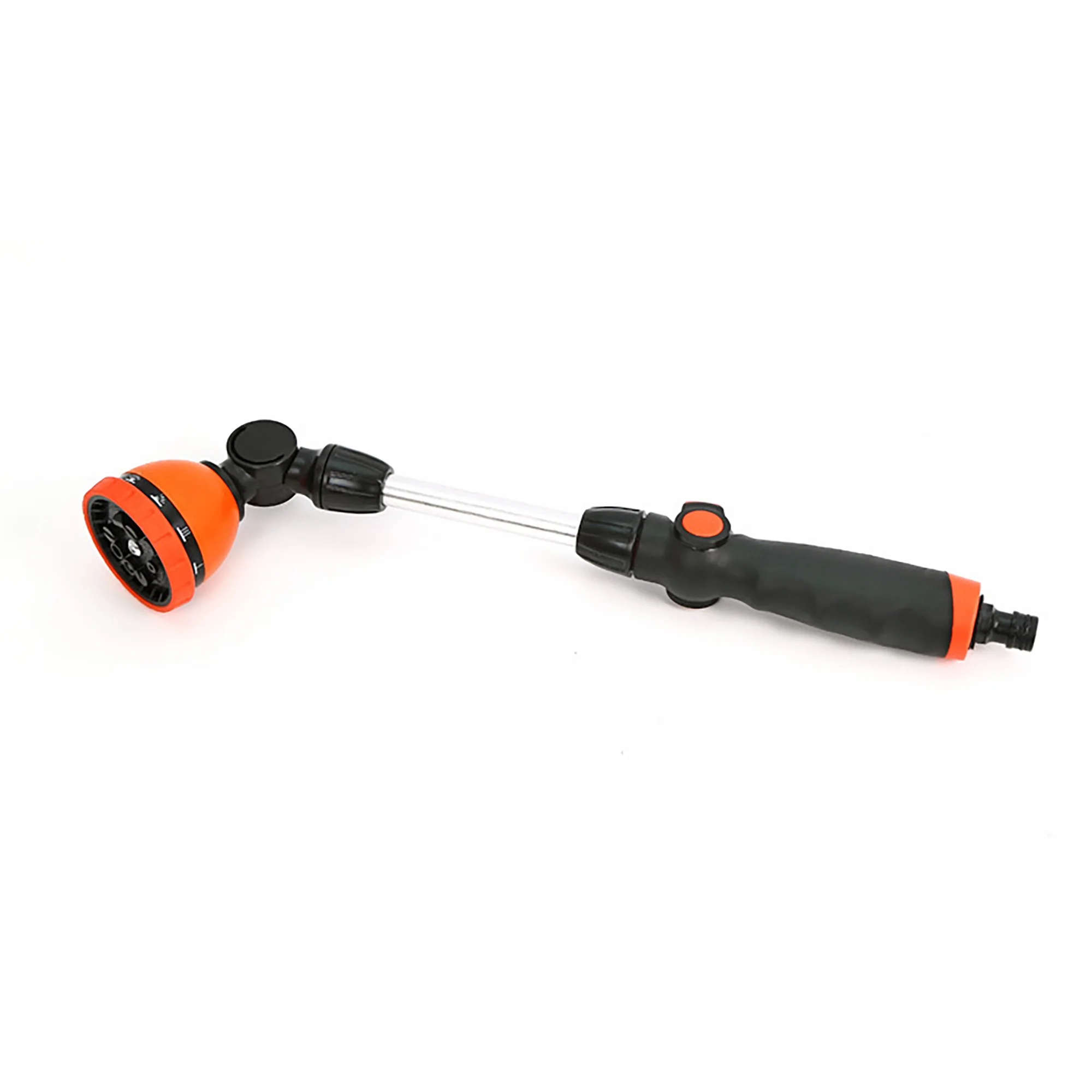 18 Inches Garden Watering Wand 180° Rotating Head Hose Wand with Thumb Control Shut Off Valve 10 Pattern