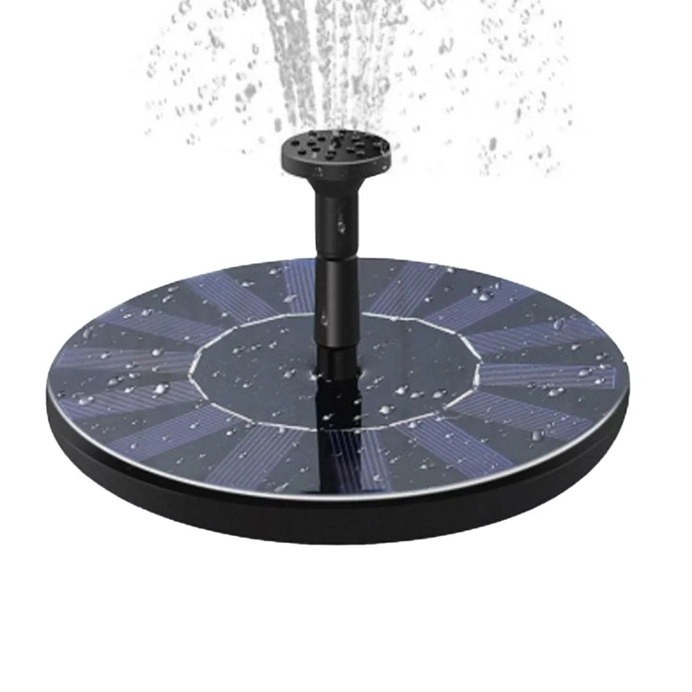 Solar Water Fountain with Solar Panel Pond Pupme with 6 Fountain Nozzles Garden