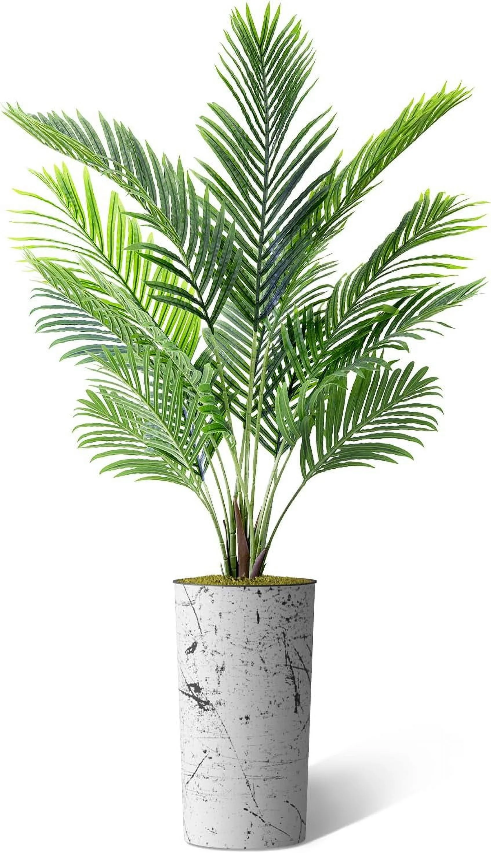 Artificial Tree i Abstract Plater, Fake Areca Tropical Palm Silk Tree for Idoor ad Outdoor Home Decoratio - 66