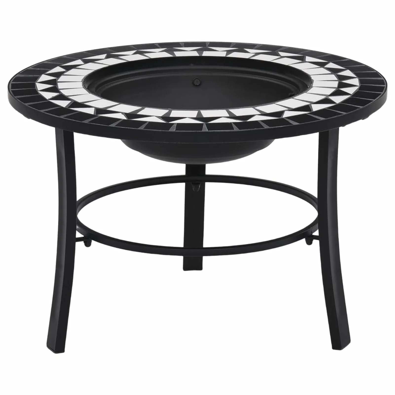 Fire Pit Black and White 26.8