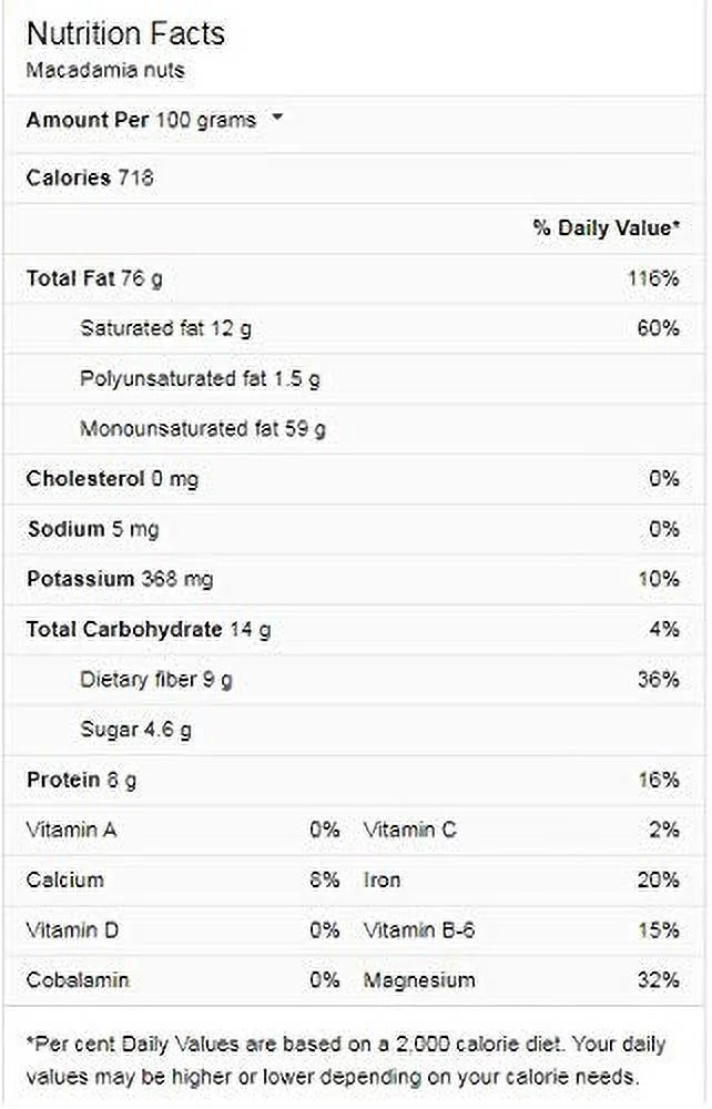 Miltop Macadamia Nuts, 100G