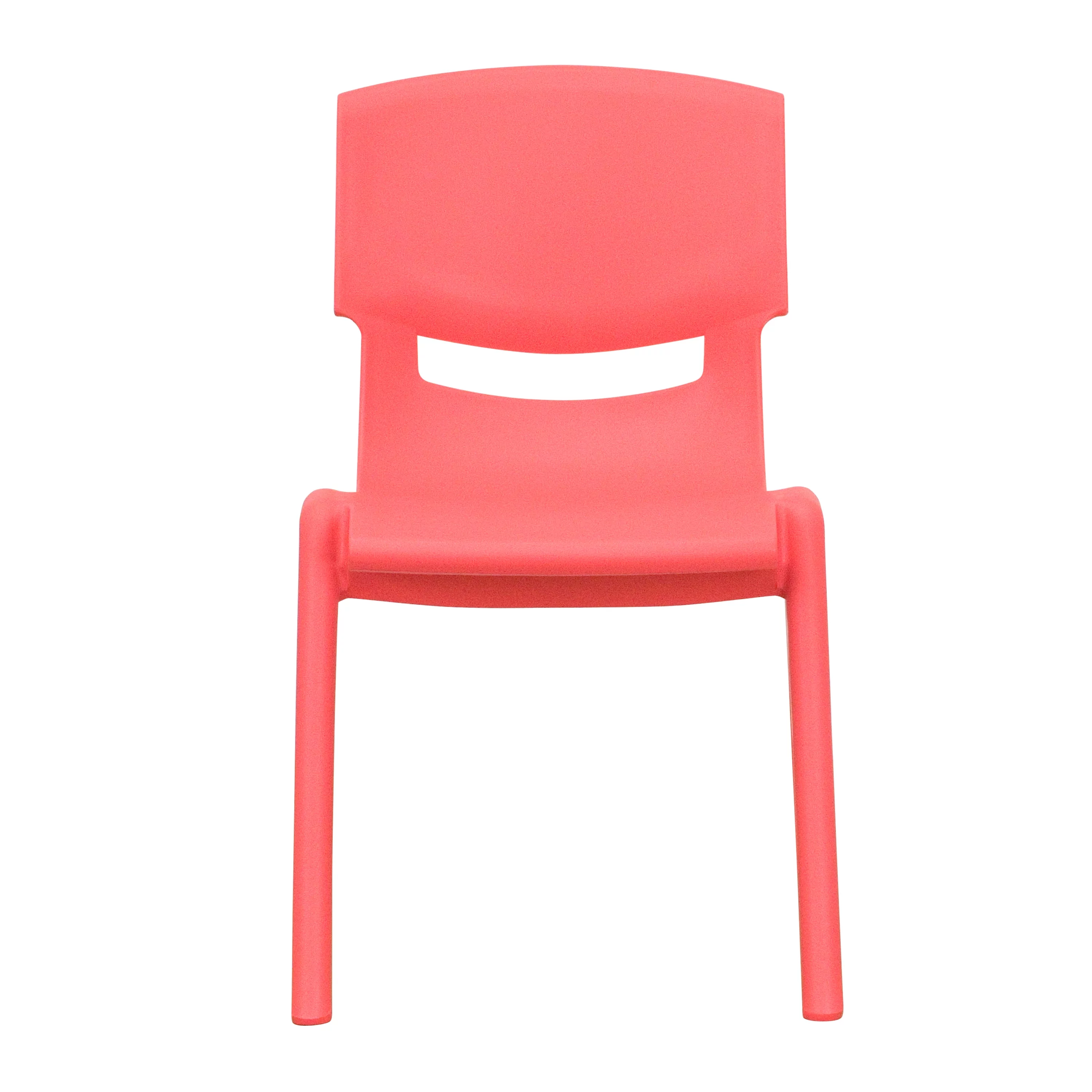 Emma + Oliver 4 Pack Green Plastic Stack School Chair with 12