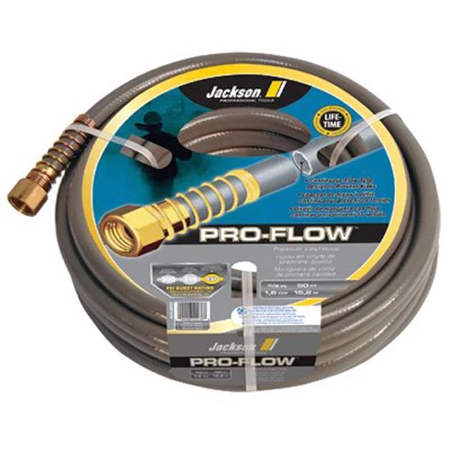 Jackson Professional Tools  3-4 Inch X 100' Commercial Grade Gray Hose