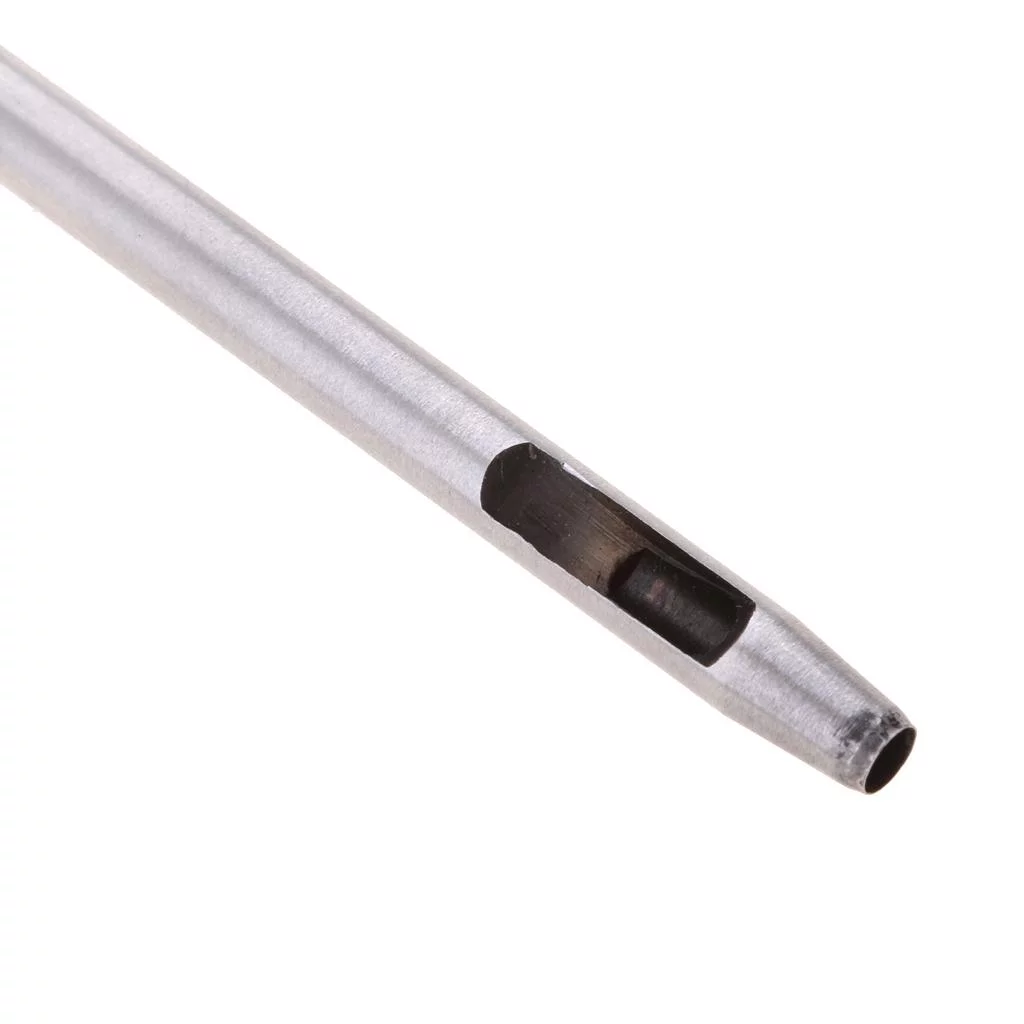 SunniMix 2xSteel Round Hollow Punch Hand Tools Hole Punching Leather Gasket 4.5mm