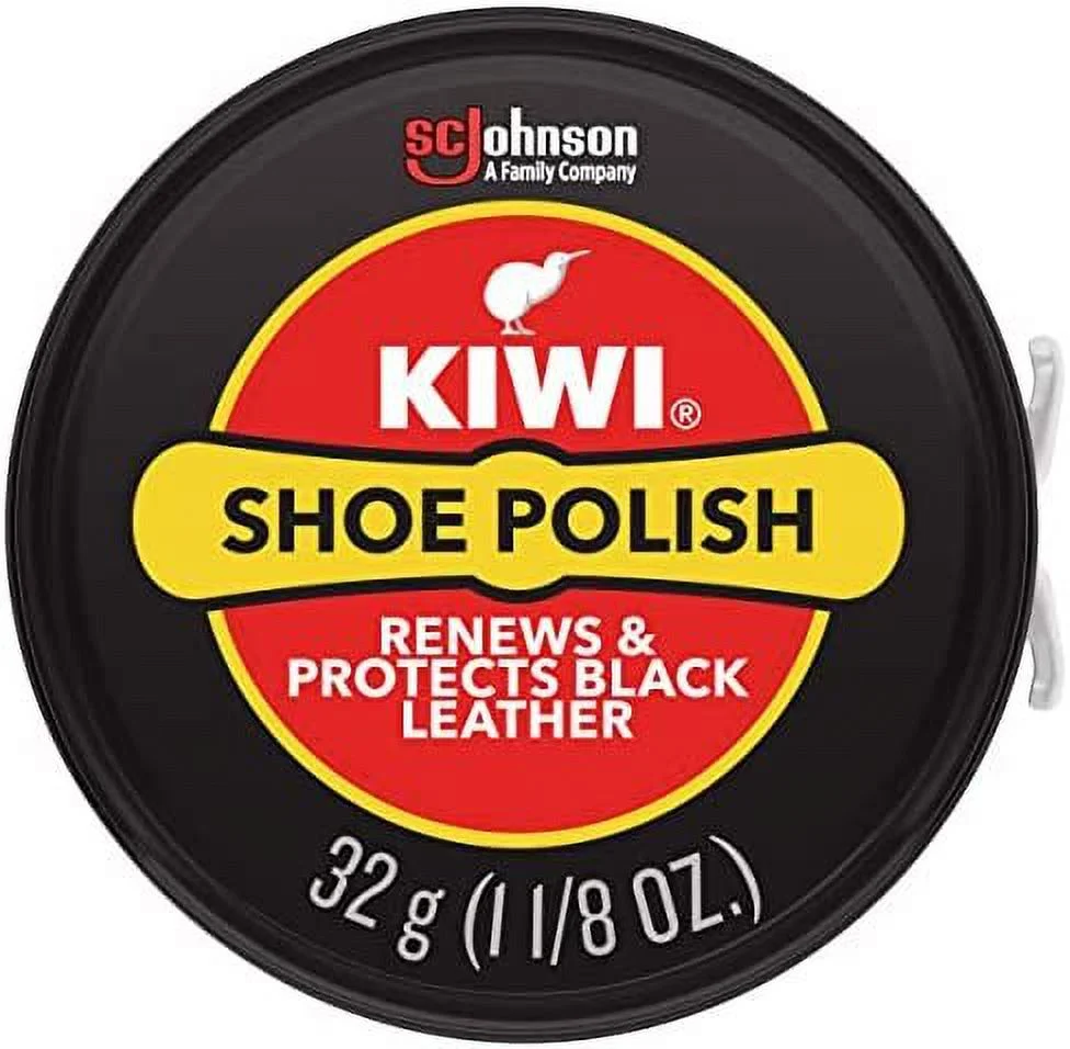 Kiwi 10111 Shoe Paste Polish 1-1/8 Ounce, Black