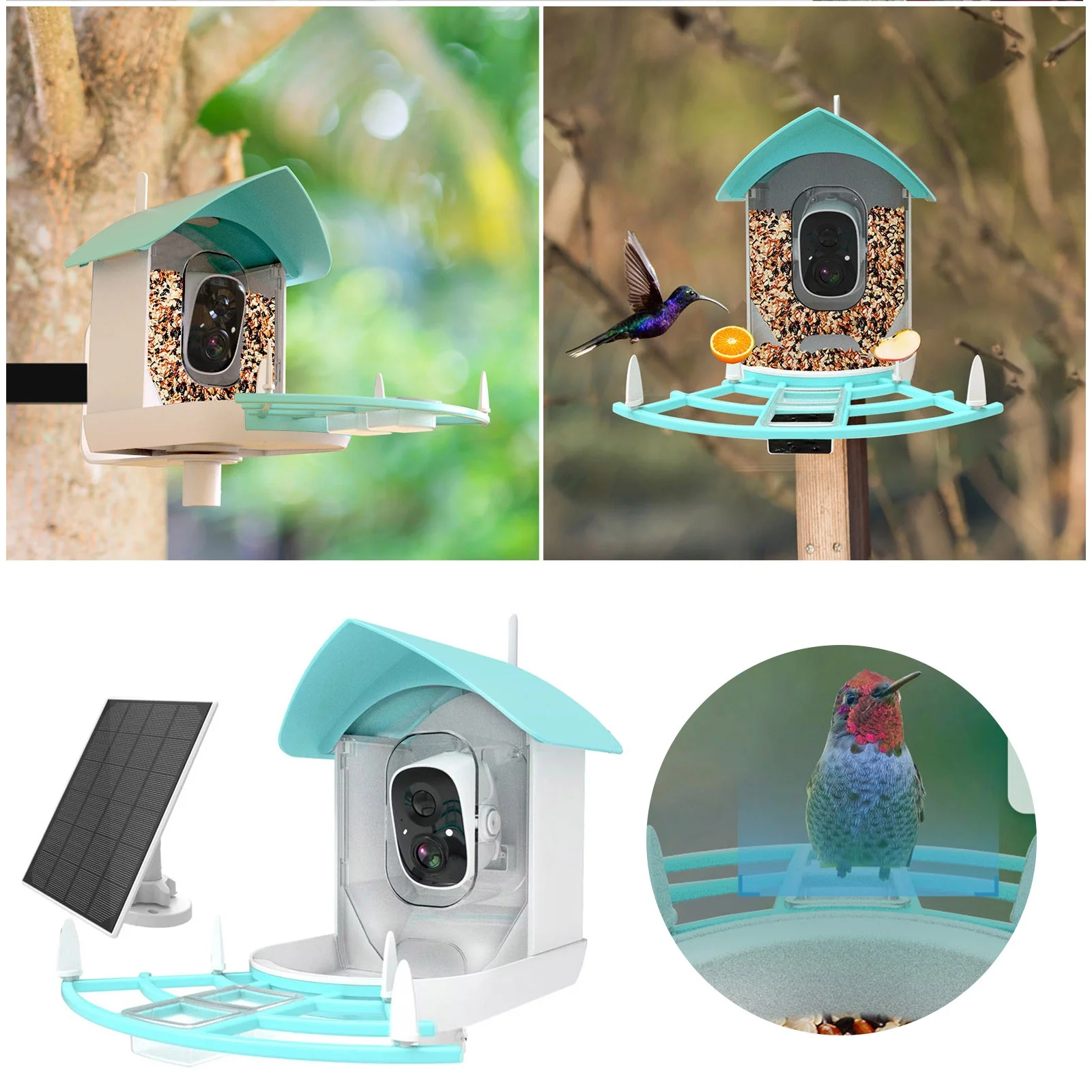 SIfdSeng Bird Feeder Camera Ai Recognizes Birds for Bird Watching Wireless Outdoor Automatic of Birds Father Day Gifts for Son from Mom Fathers Day Gift Ideas Fathers Day Decorations for Party