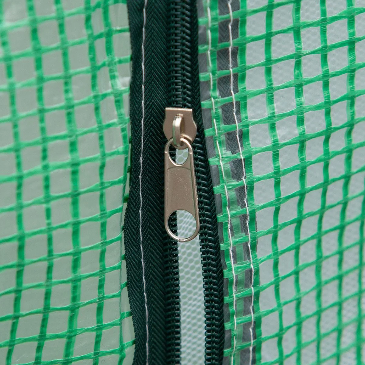 8*6ft Plastic Sprayed Iron Pipe PE Mesh Foldable Greenhouse Shed Green