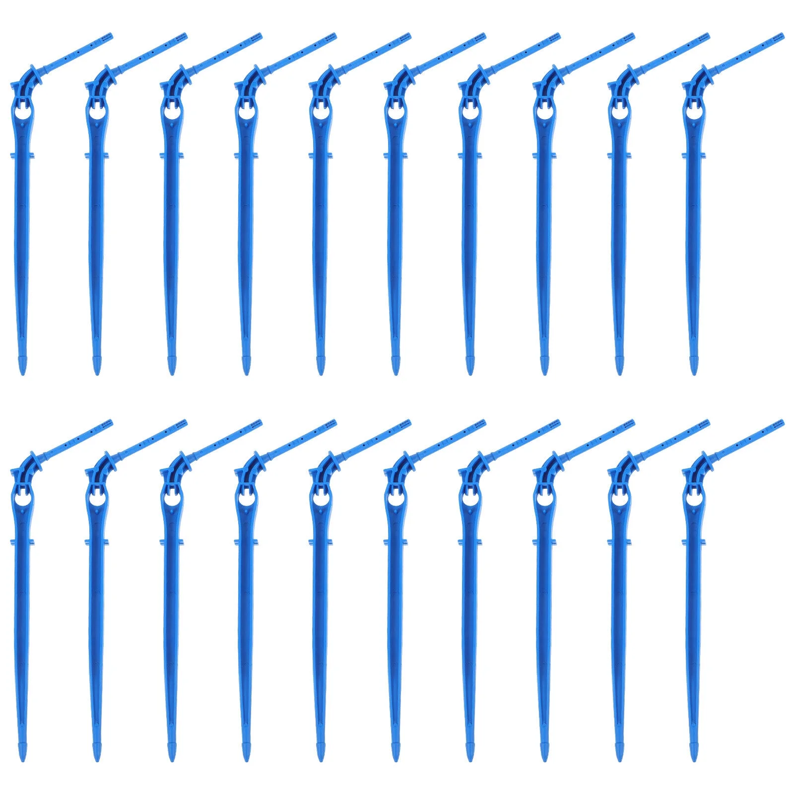 Jibingyi 100Pcs Drip Emitters Irrigation System Drip Heads Water Flow Irrigation Drippers