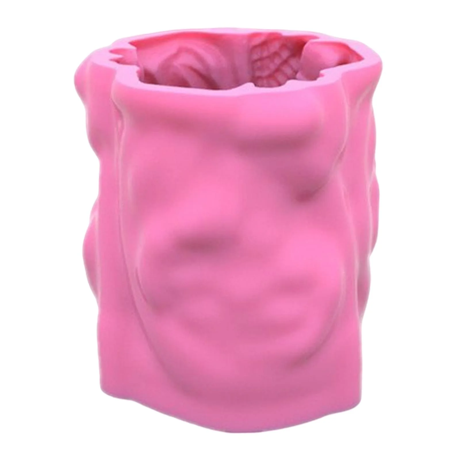 3D Clay Mould Flower Holder Concrete Vase Making