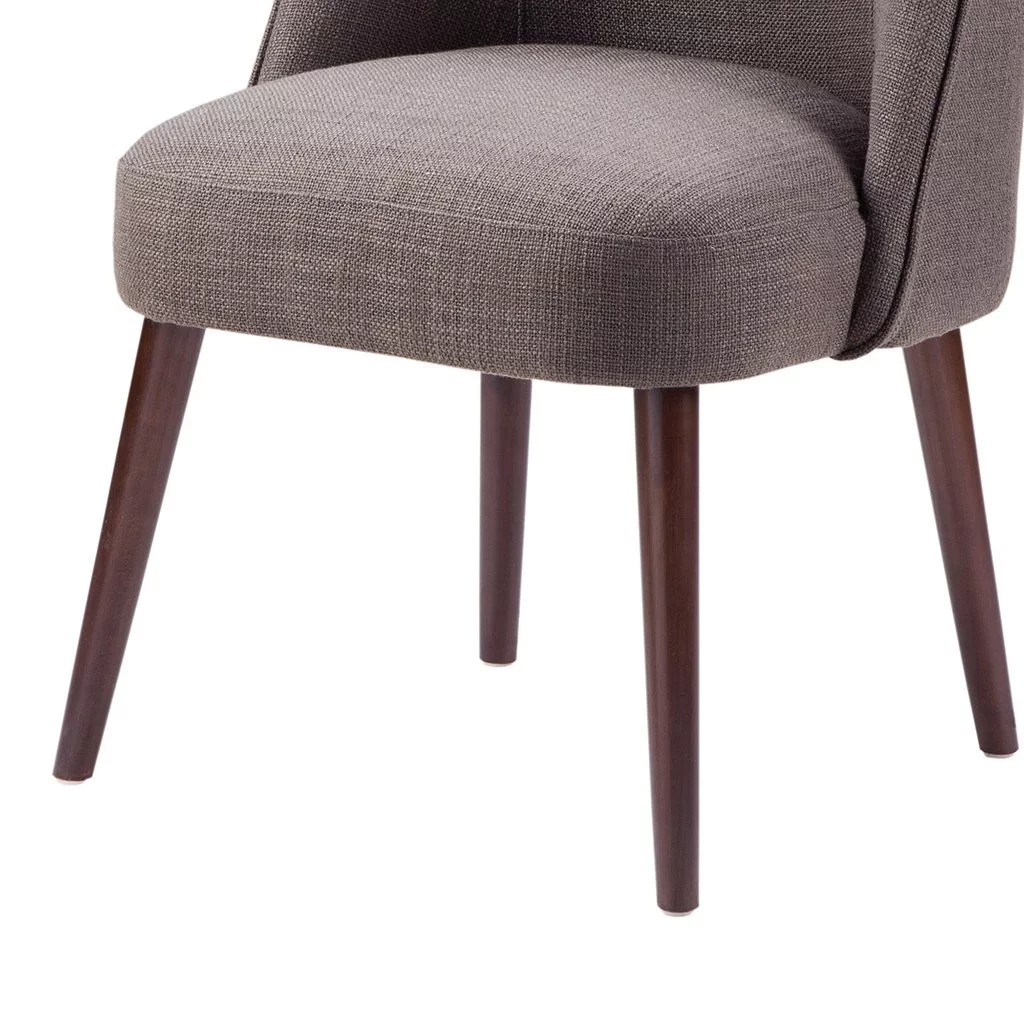 Madison Park Bexley Rounded Back Dining Chair Charcoal See below