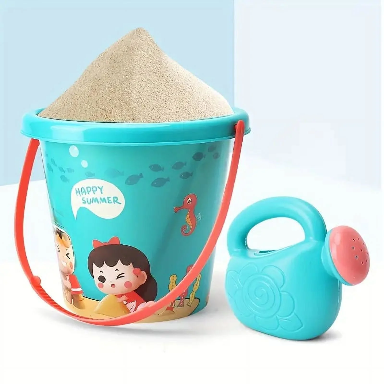 Kidsol 23 Pcs Beach Toys Set,Seaside Children's Beach Bucket Shovel Beach Play Sand Digging Tools