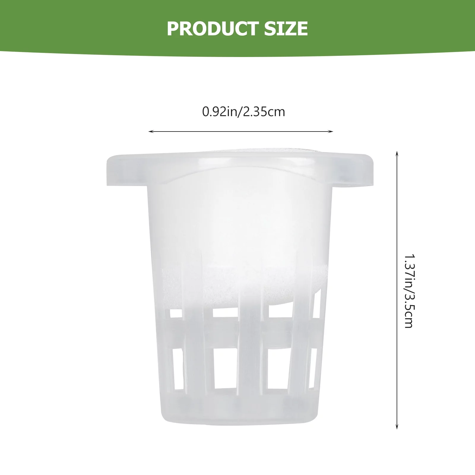 Hydroponic Planting Basket Nursery Baskets Plants 100 Pcs Pp Cotton Hydraulic Nail Pot Hidroponia Cultivation