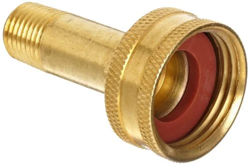 Anderson Metals Brass Garden Hose Fitting, Swivel, 3/4