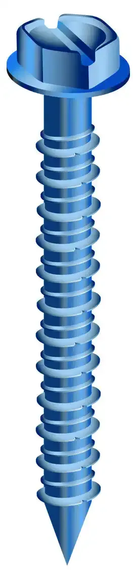 Cobra Anchors 671W Concrete Screws Hex Head 3/16 Inch By 1-3/4 Inch With Drill Bit 10 Pack