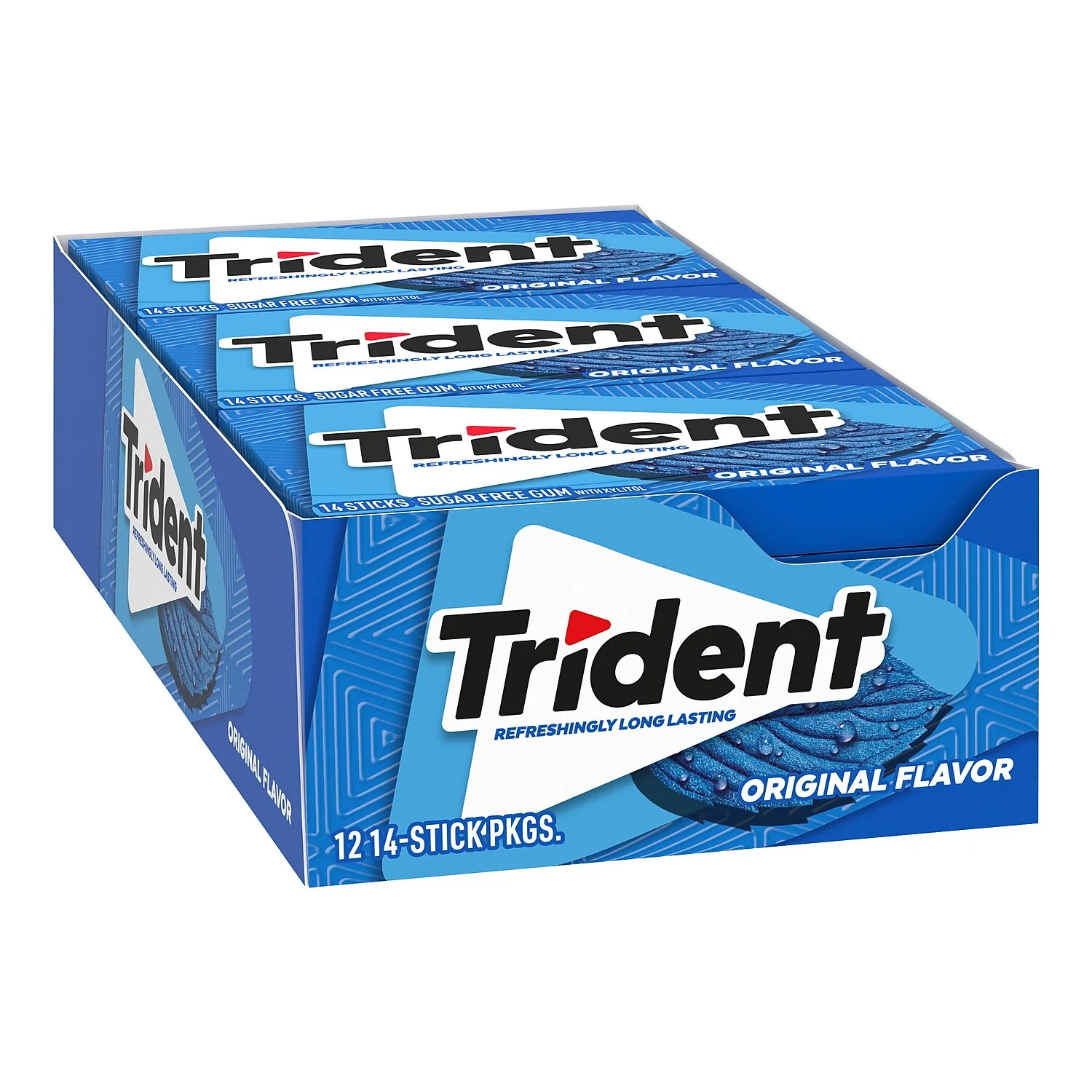 Trident Chewing Gum Original 14 Piece/Pack 12 Pk/Bx (AMC61205) 2051060