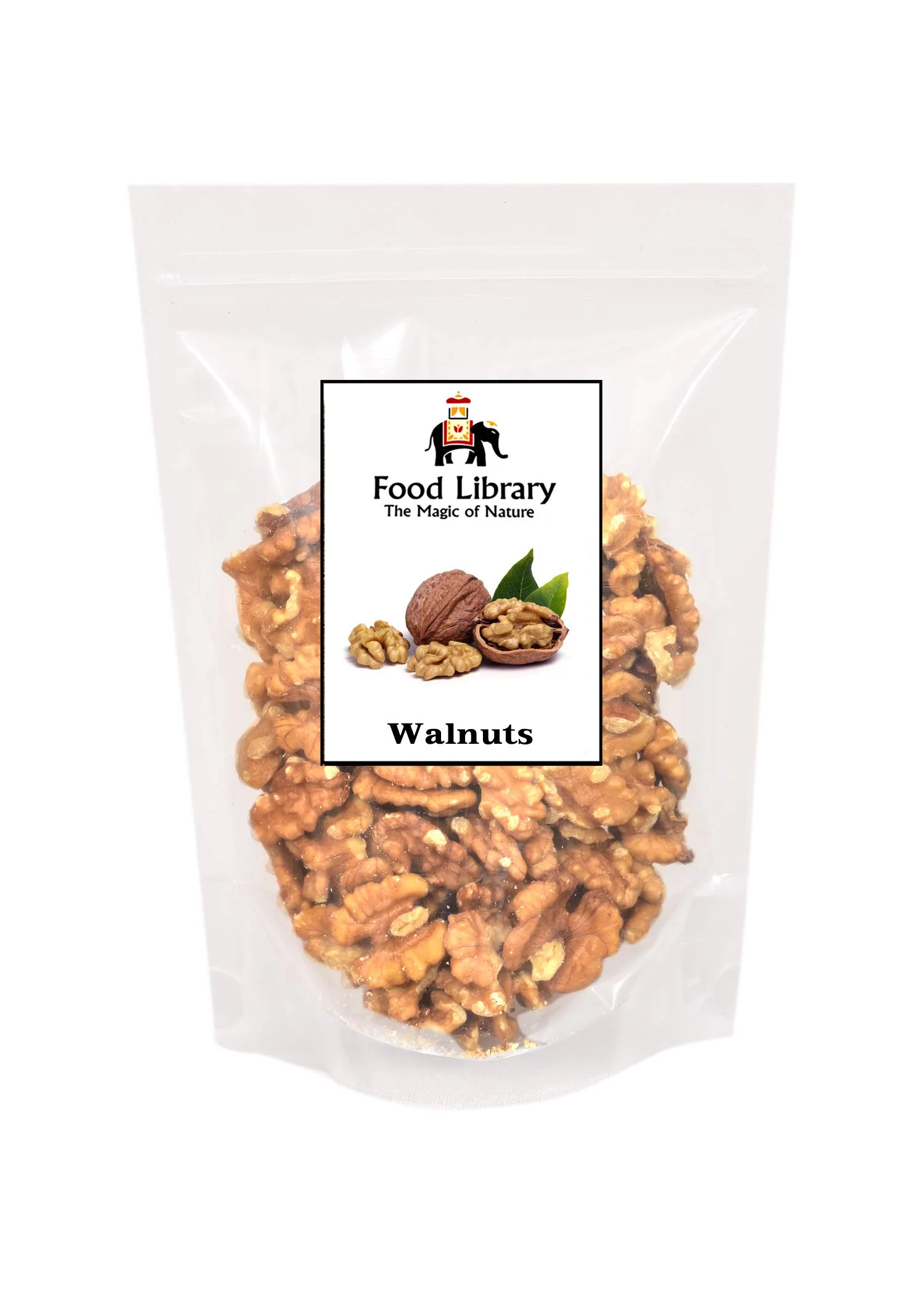 Food Library Raw English Walnut - Akhrot (400 G)