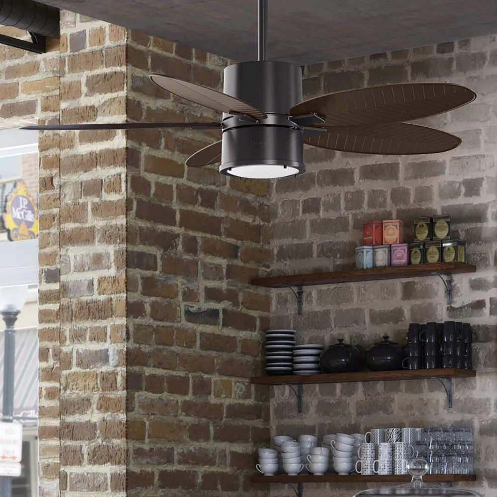 Hunter Fans - Amaryllis-5 Blade Ceiling Fan with Light Kit and Handheld Remote