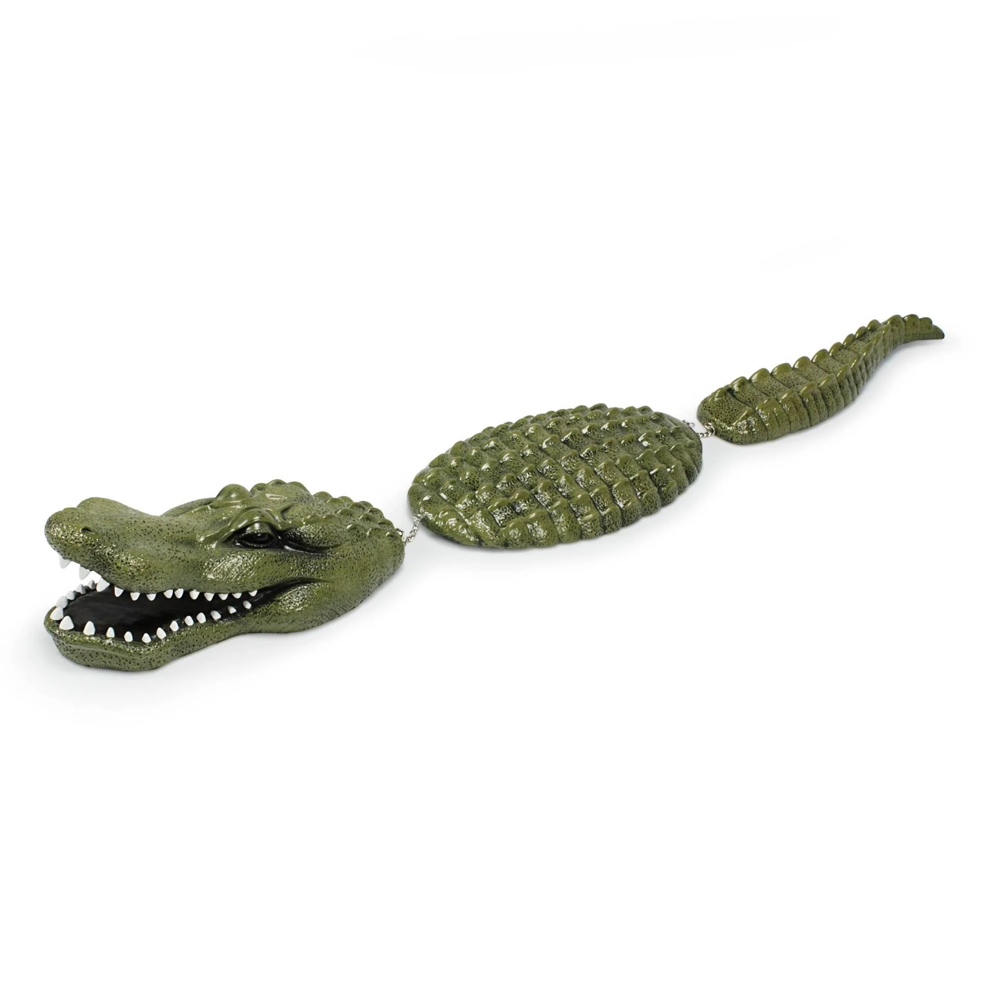 Aquascape 93000 3 Piece Koi Fish Pond Floating Alligator Predator Decoy, Green