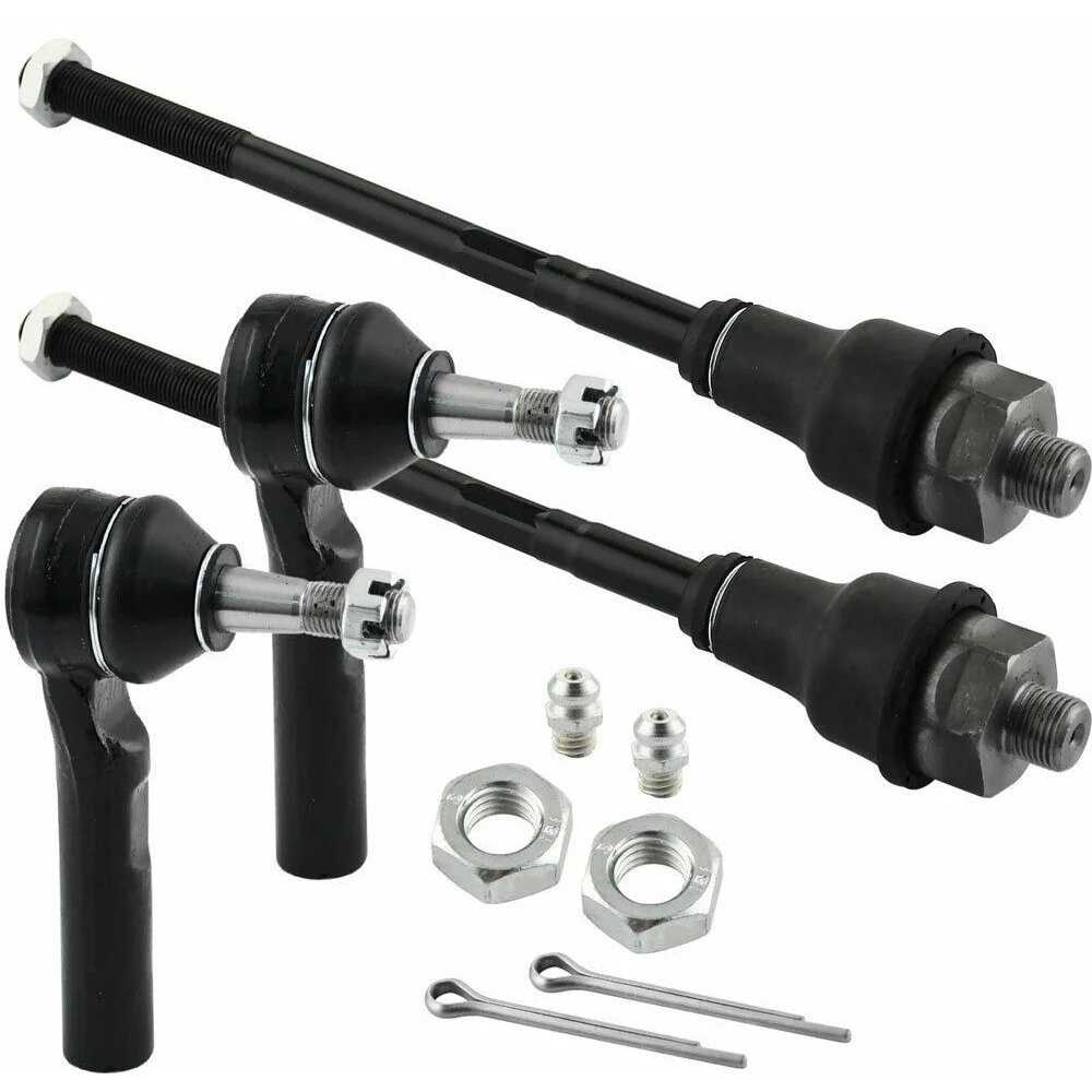 Teledu Set of 4 Front Inner&Outer Tie Rod End Silverado Sierra Yukon Escalade