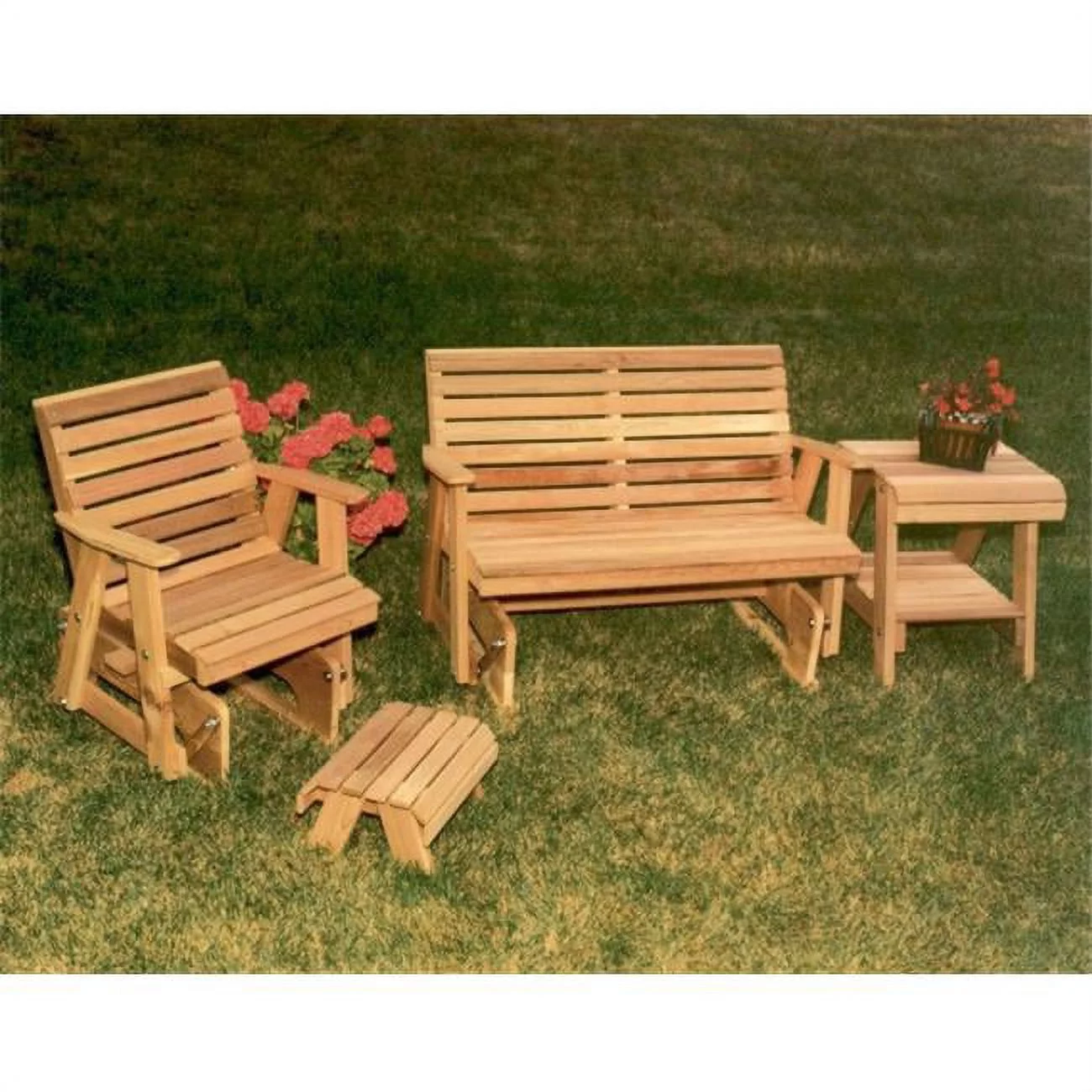 Creek Vine Designs WRF3200COLCVD Cedar Classic Rocking Glider Furniture Collection
