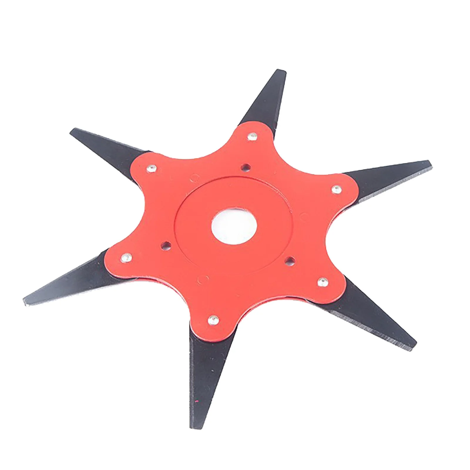 YDNGF Lawn Mower Six-Blade Blade CZS 6 Steel Trimmer Head Eater for Brush Cutter Trimmer Eater (1 Pack Adapter Kit Included)